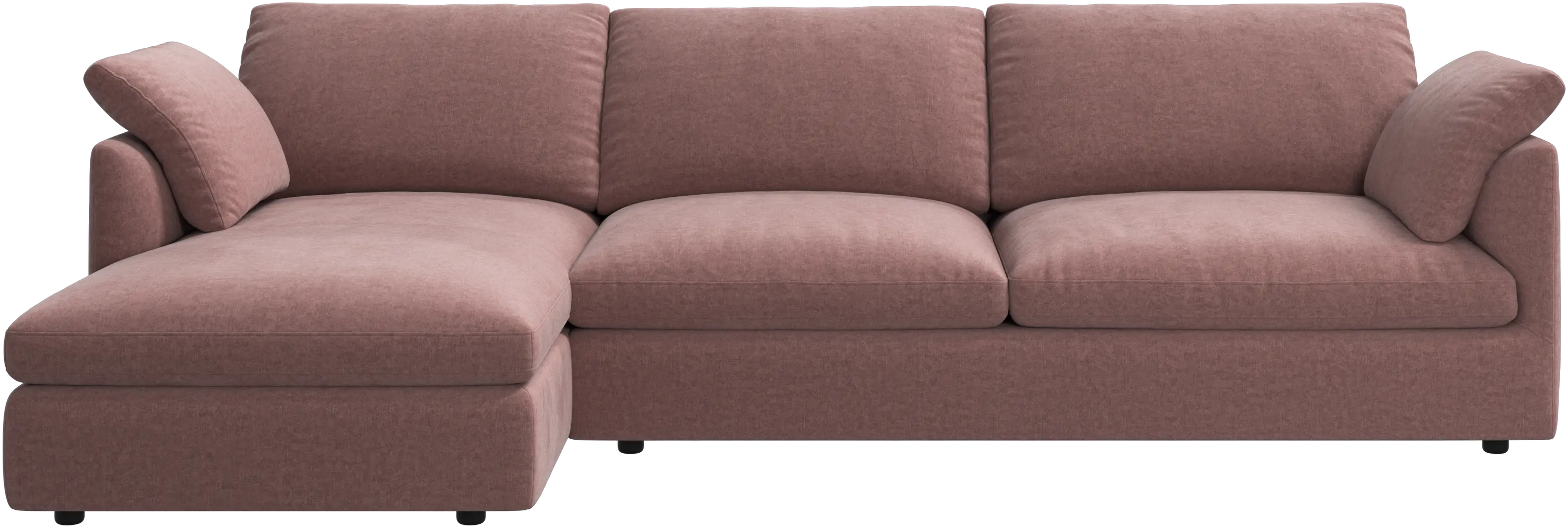 Milano sofa with chaise longue left