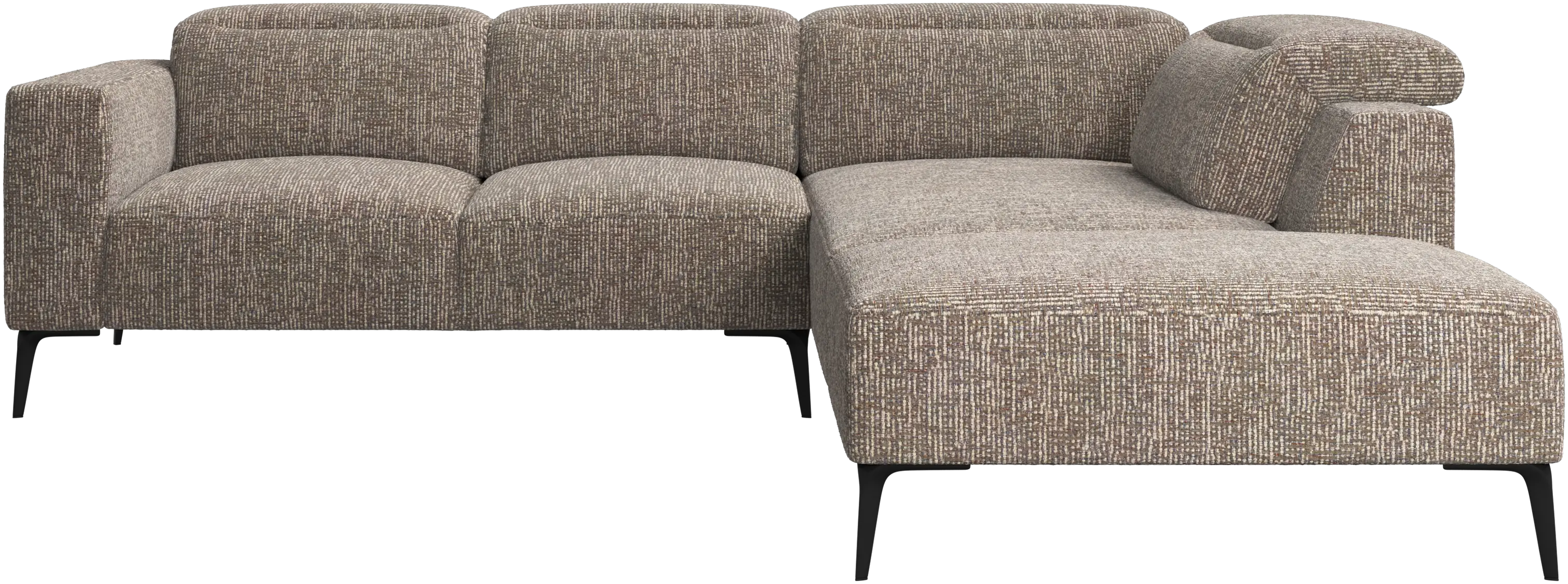 Zürich corner sofa with lounging unit