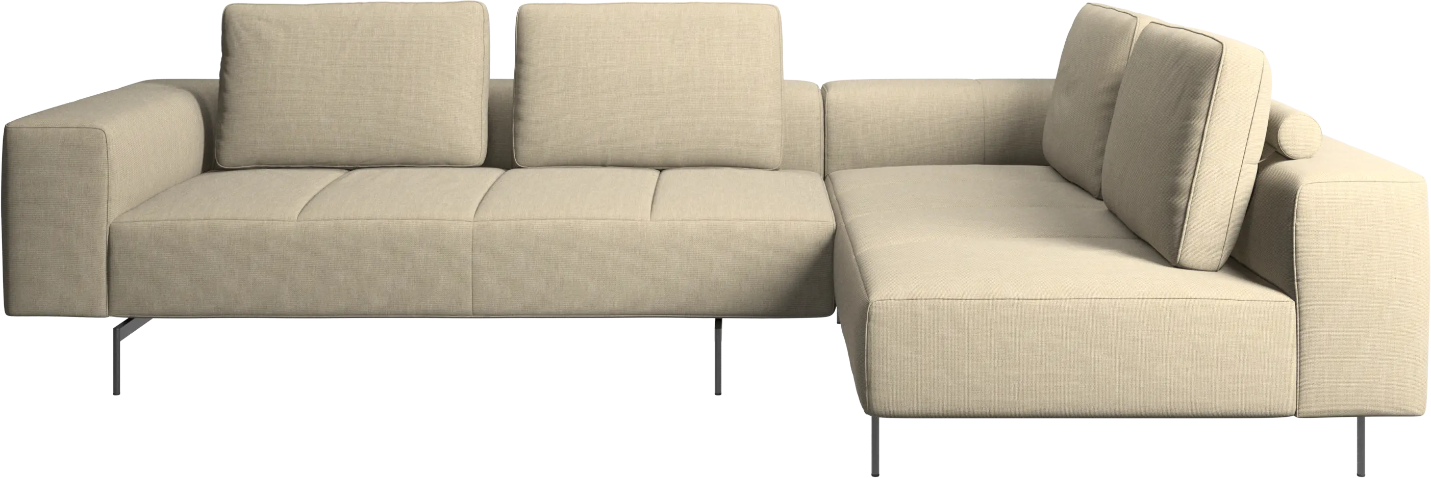 Amsterdam corner sofa with lounging unit