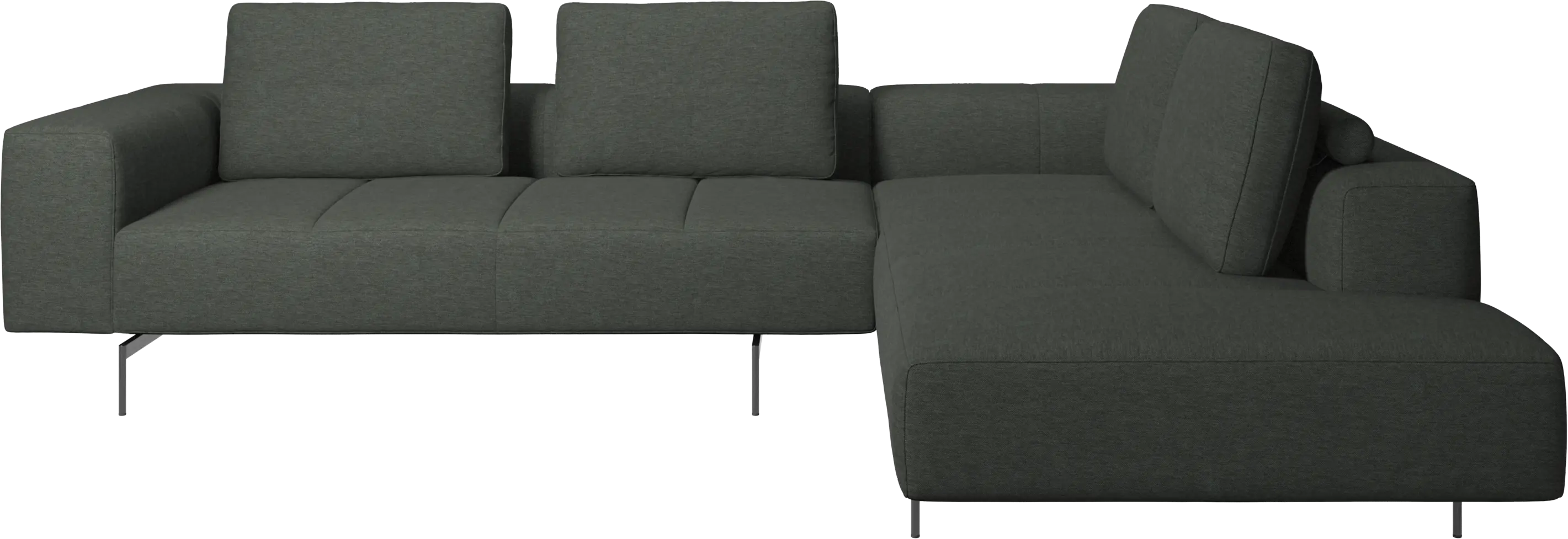 Amsterdam corner sofa with lounging unit