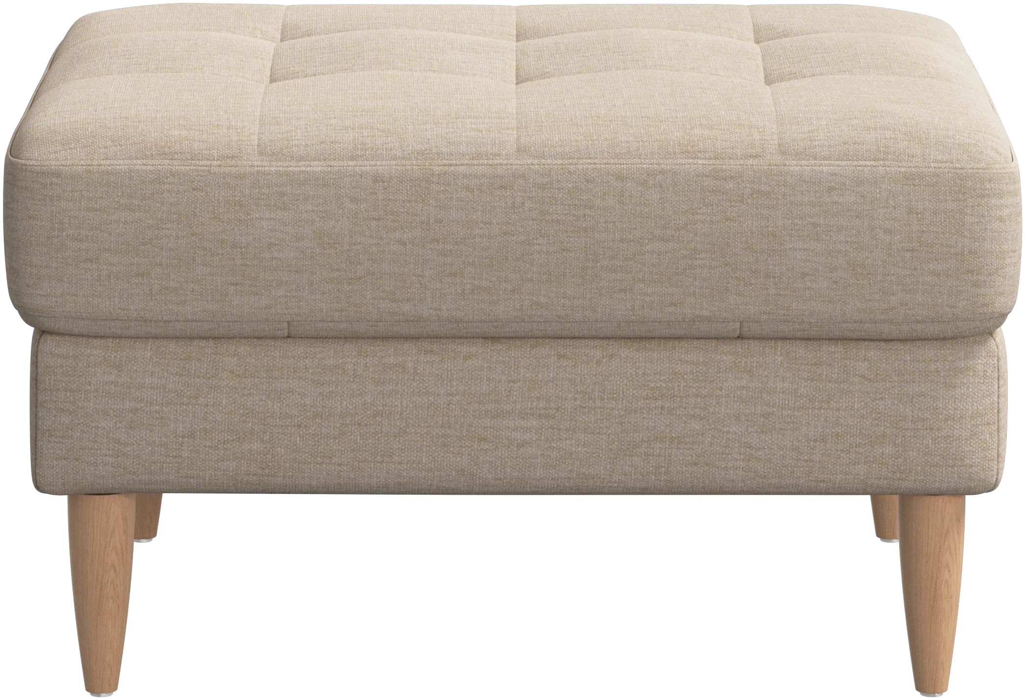 Osaka footstool, tufted seat
