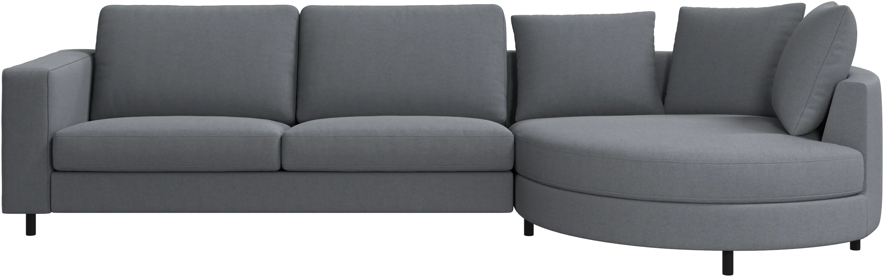 Sofá Indivi con módulo chaise-longue a la derecha