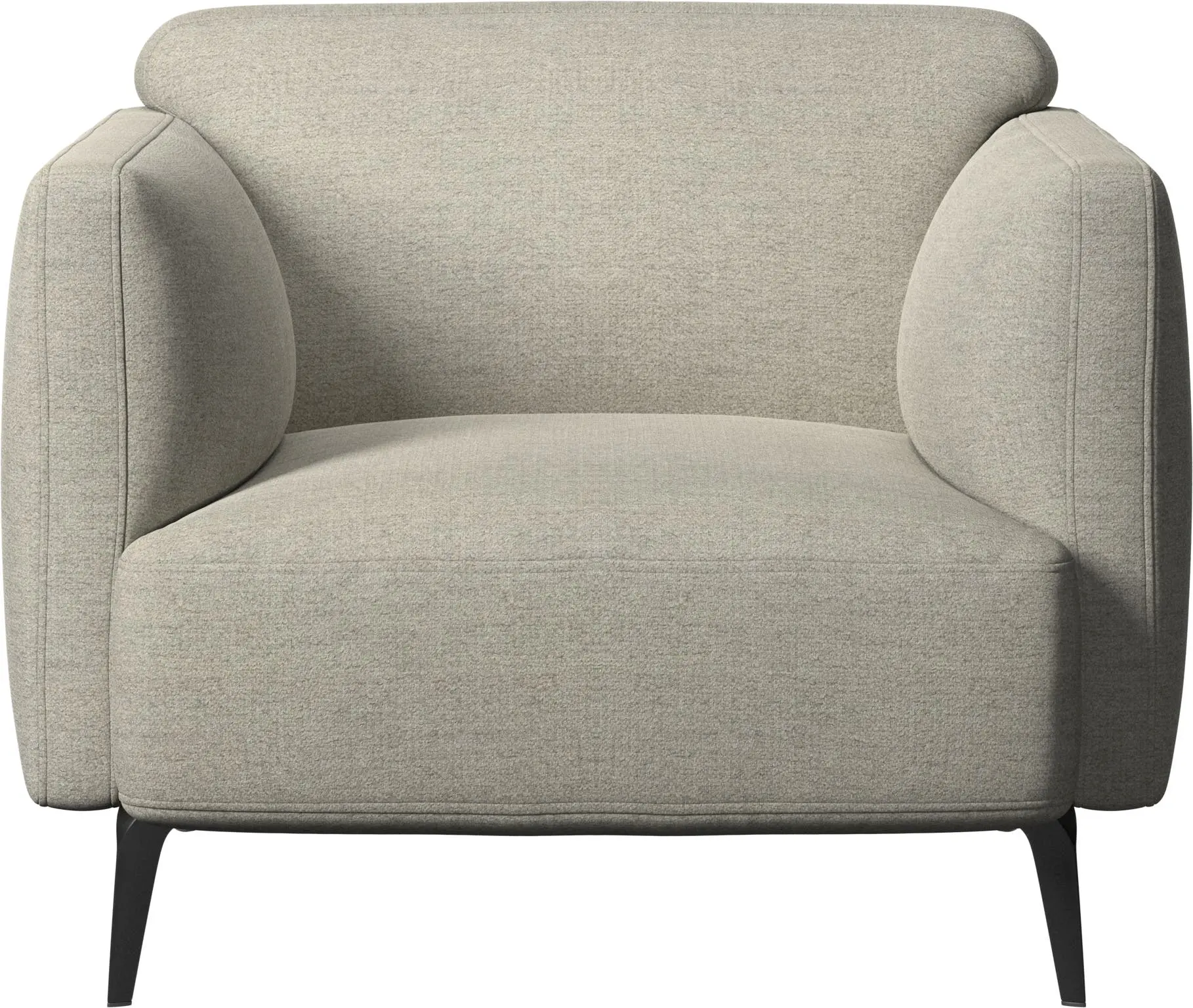 Modena - Sessel in beigem Lazio-Stoff (3091)