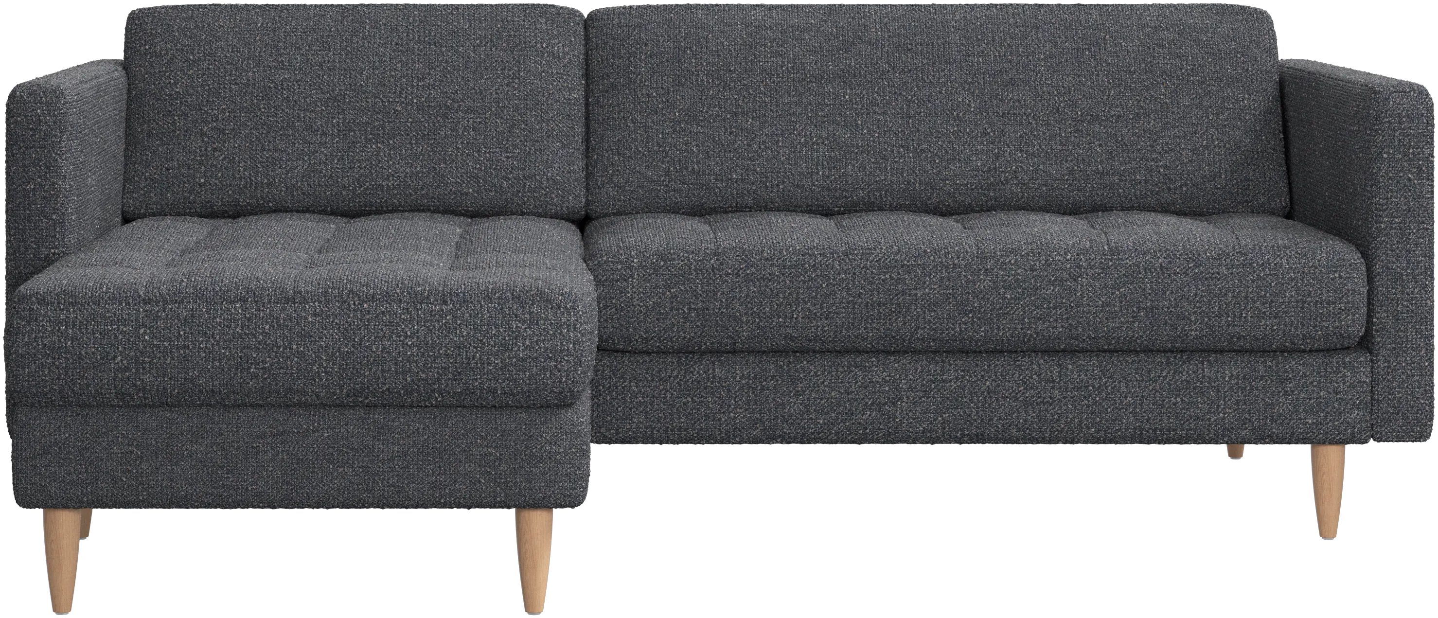 Osaka sofa with resting unit, tufted seat