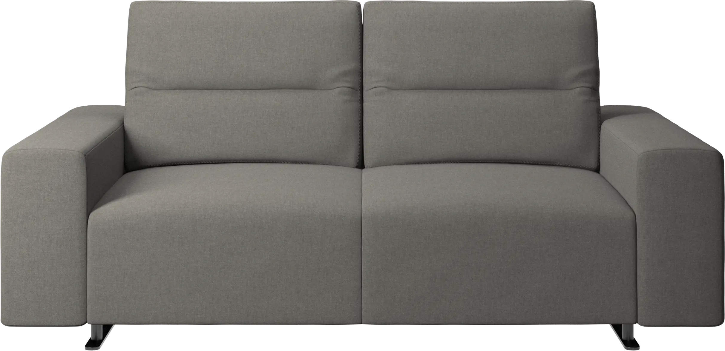 Hampton sofa with adjustable back and storage on the right side
