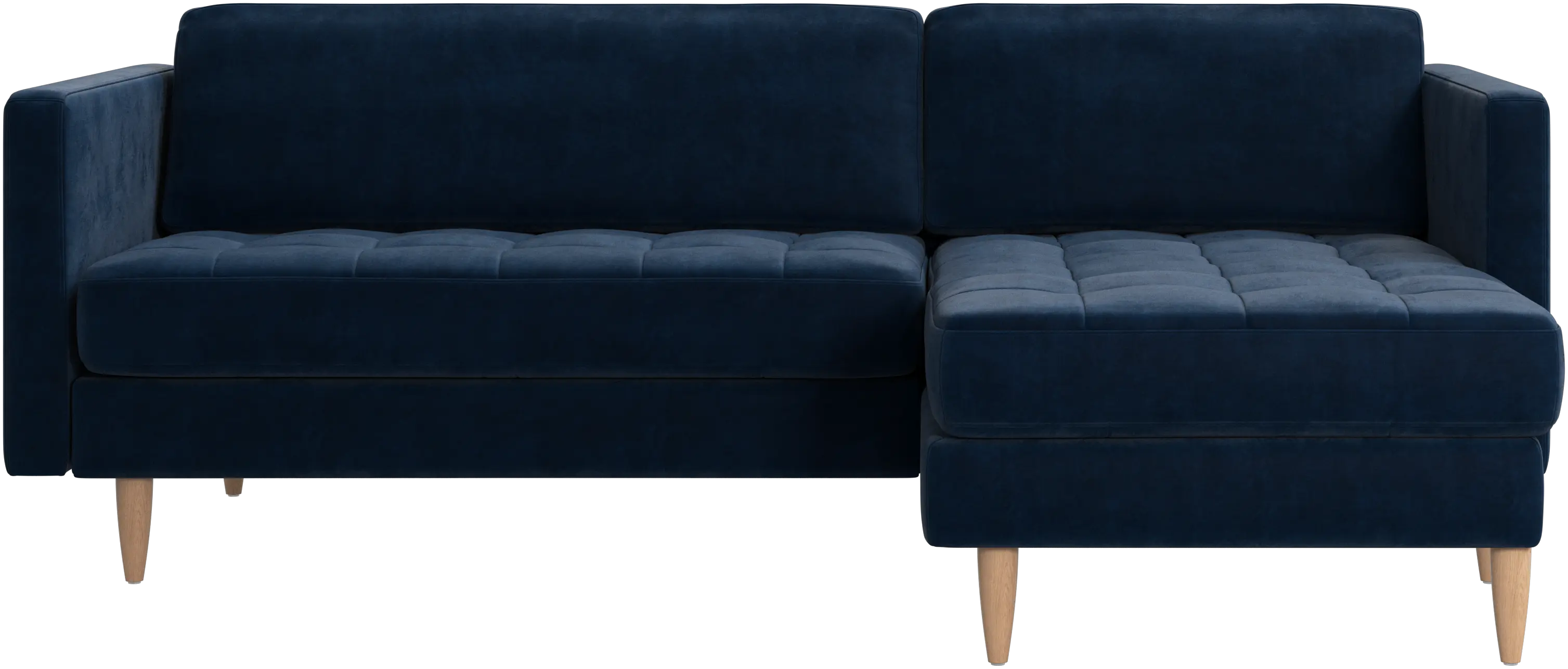 Osaka sofa with resting unit, tufted seat