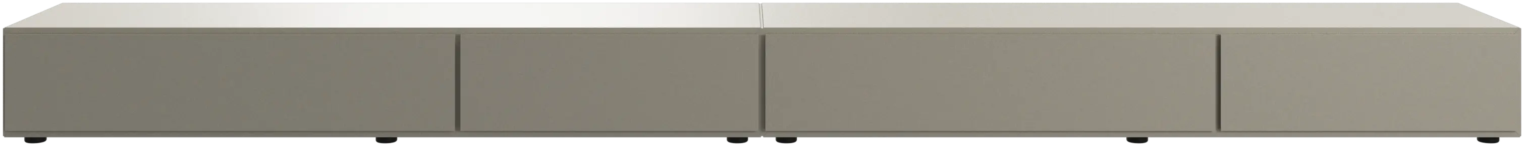 Lugano base cabinet with drawers and drop down doors