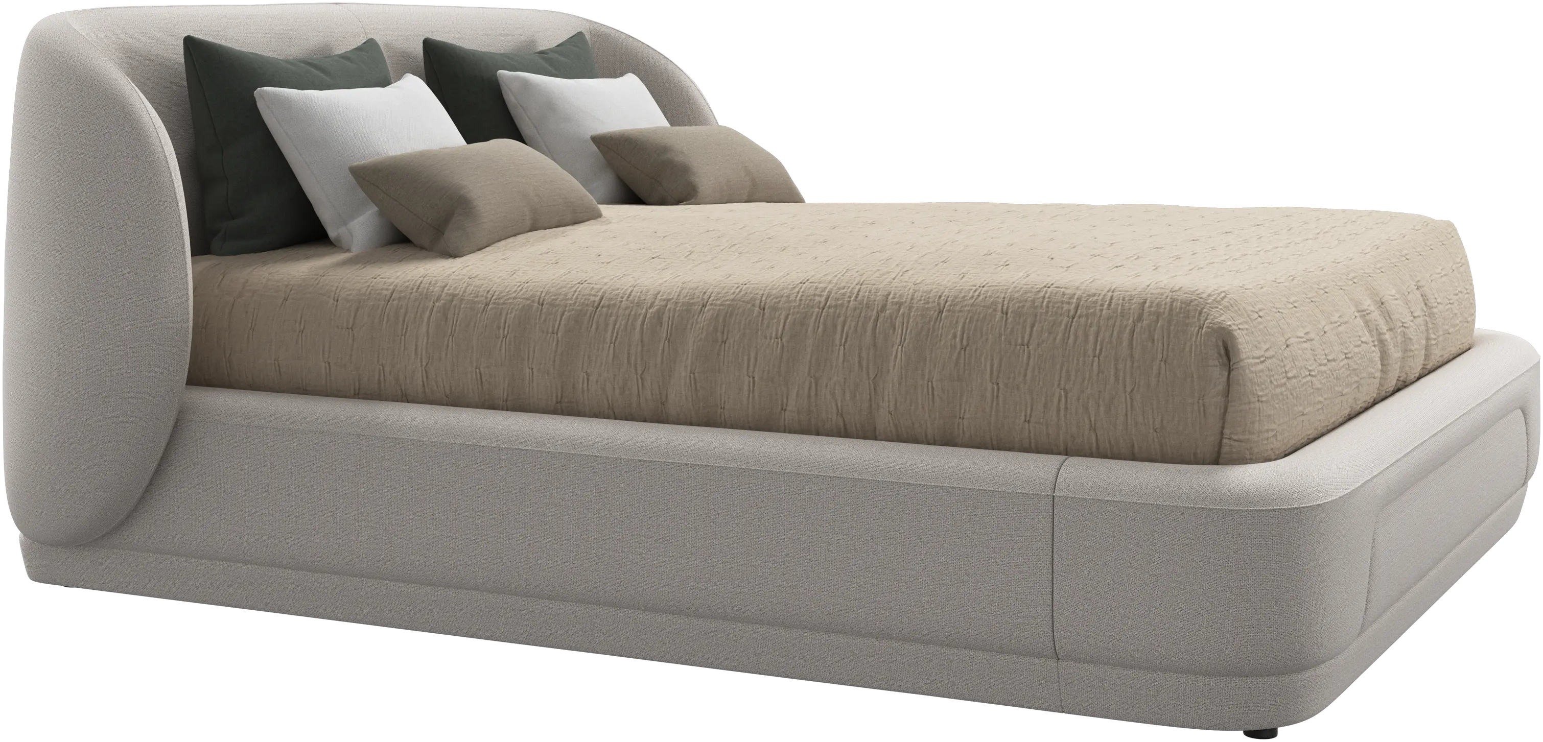 Bolzano bed with slats  - 152.5x203 cm