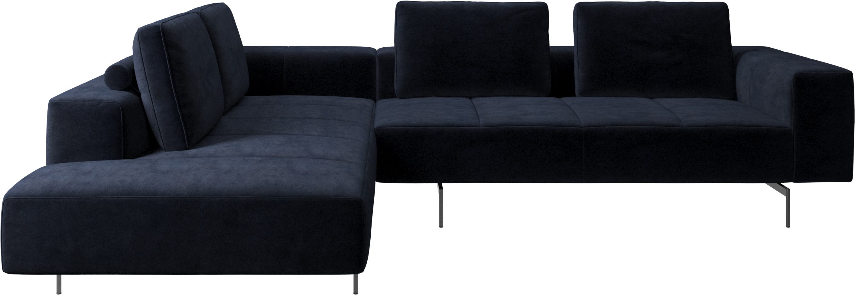 Amsterdam corner sofa with lounging unit