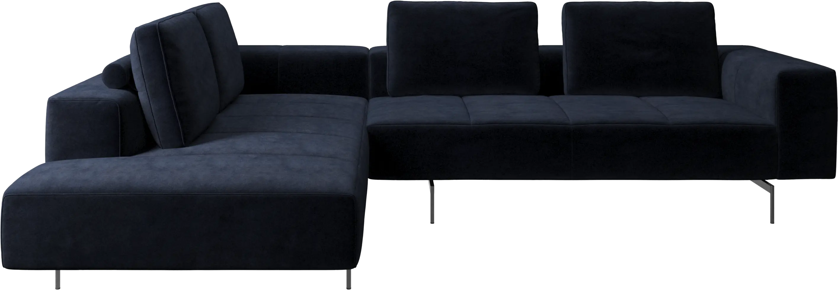 Amsterdam corner sofa with lounging unit