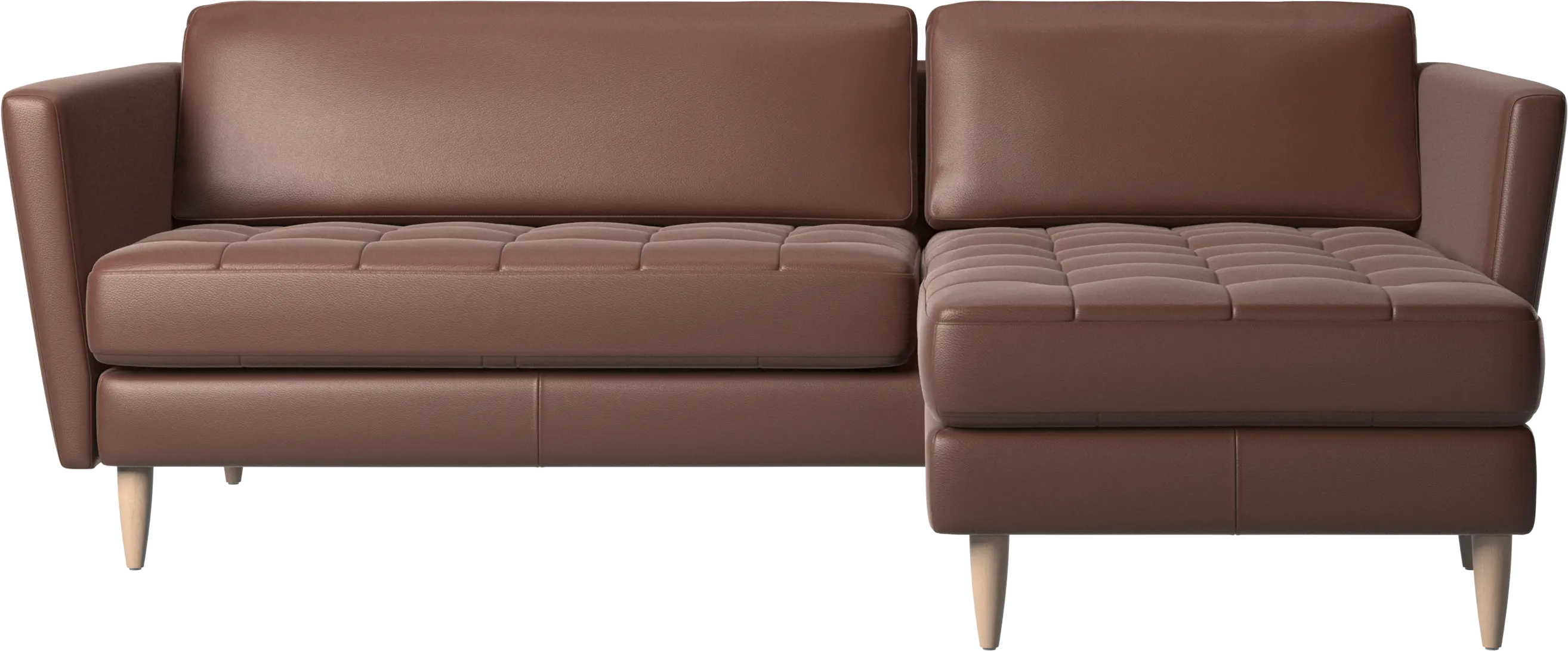 Osaka sofa with resting unit, tufted seat