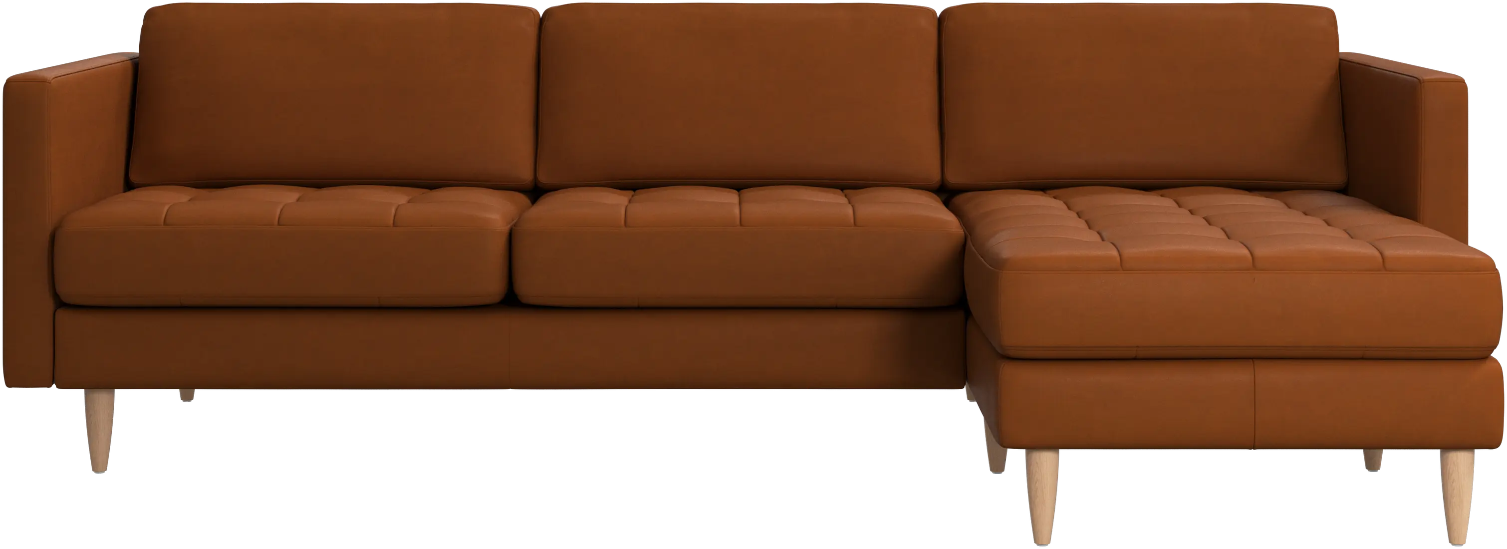 Osaka sofa with resting unit, tufted seat