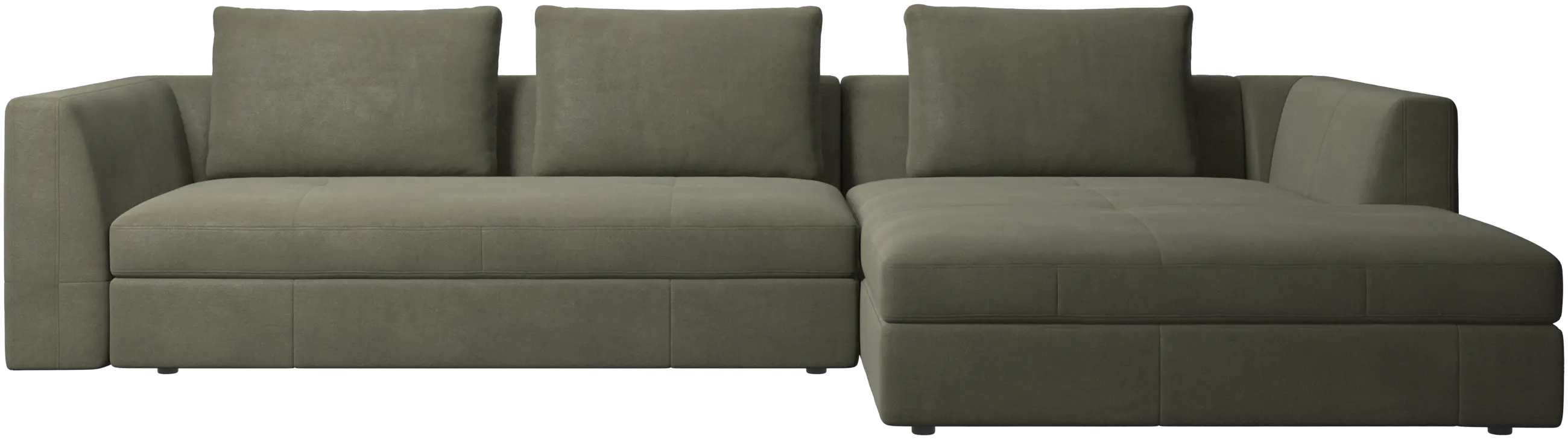 Bergamo sofa with resting unit