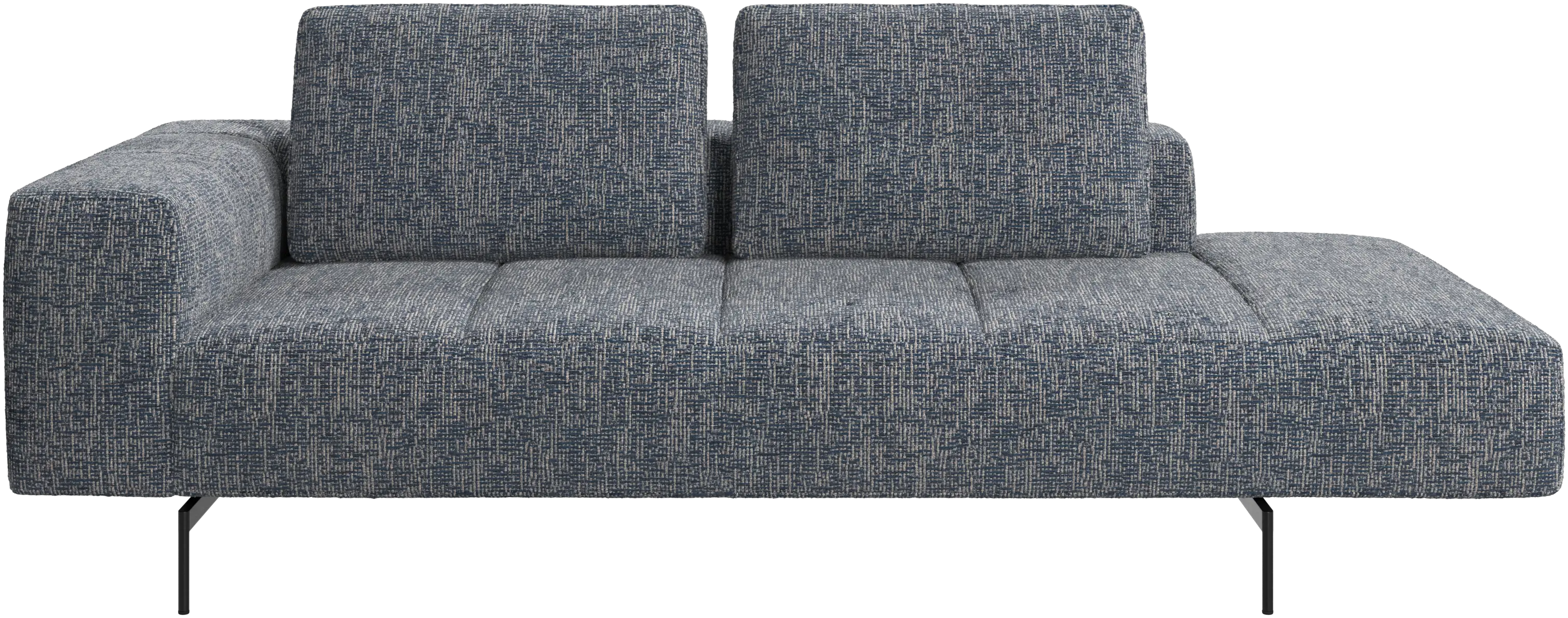Amsterdam resting module for sofa, armrest left, open end right