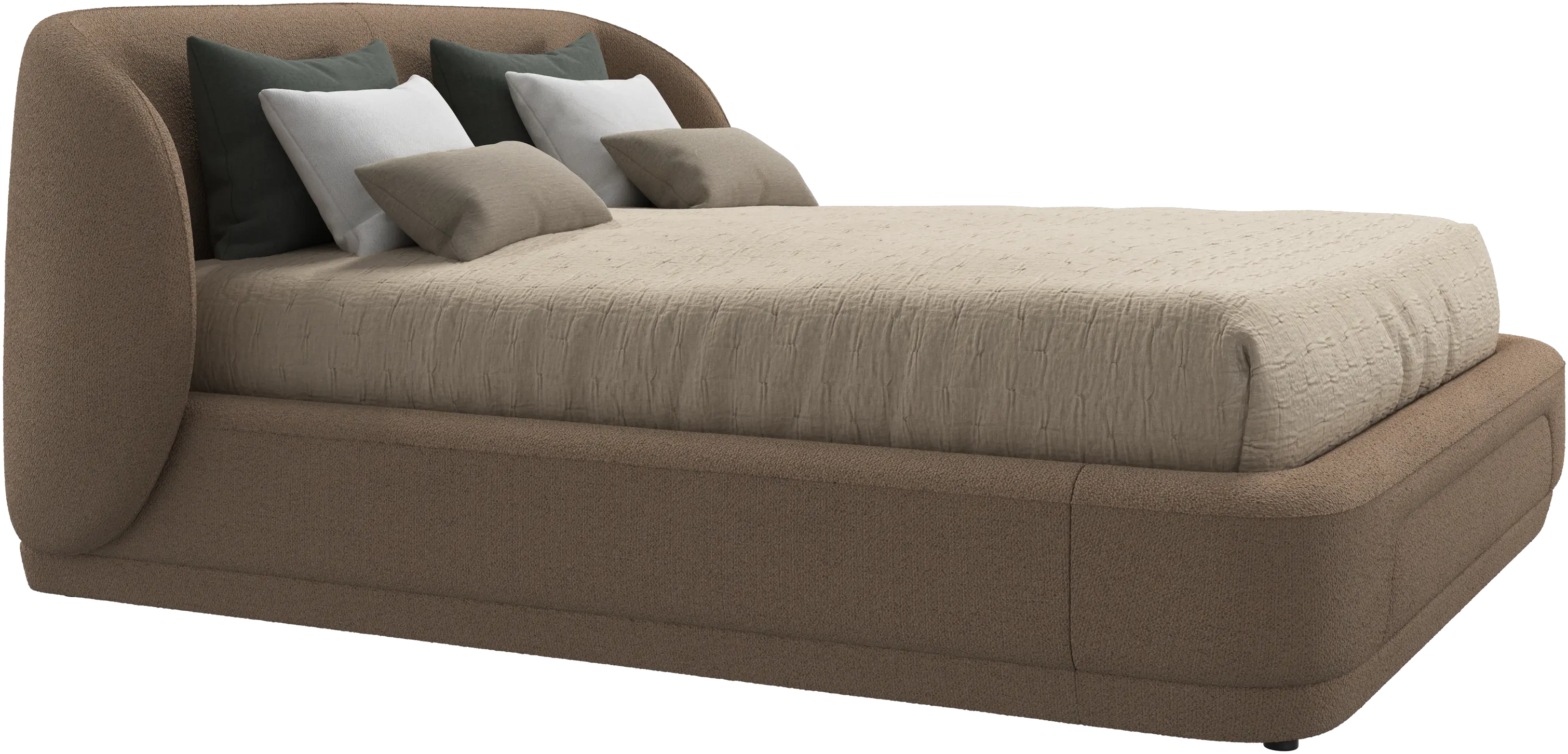 Lit Bolzano avec sommier à lattes – l152,5xL190 cm