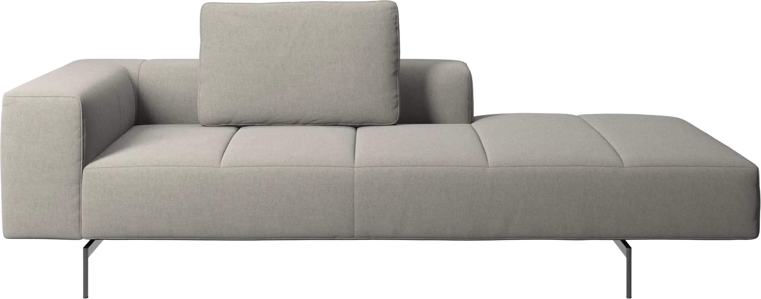 Amsterdam Iounging module for sofa, armrest left, open end right