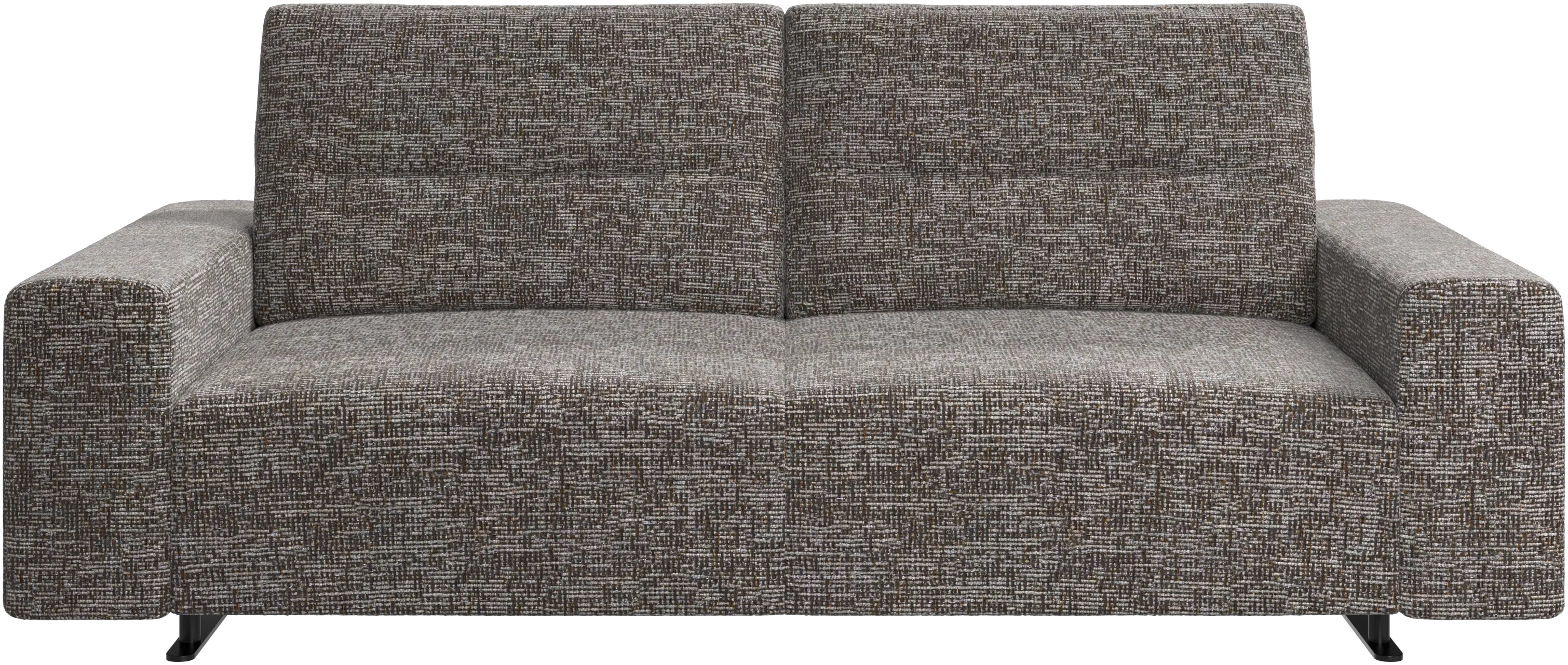 Hampton sofa with adjustable back and storage on the left side