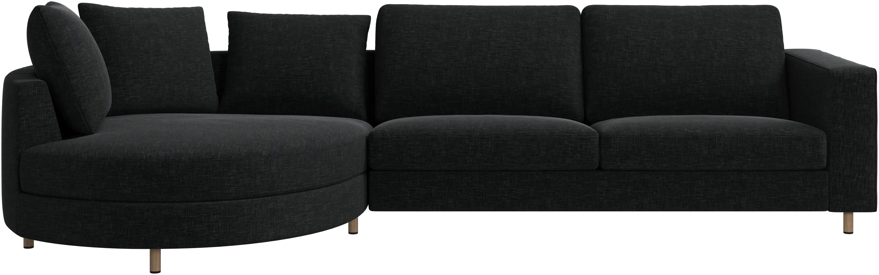 Indivi zitbank met chaise longue links