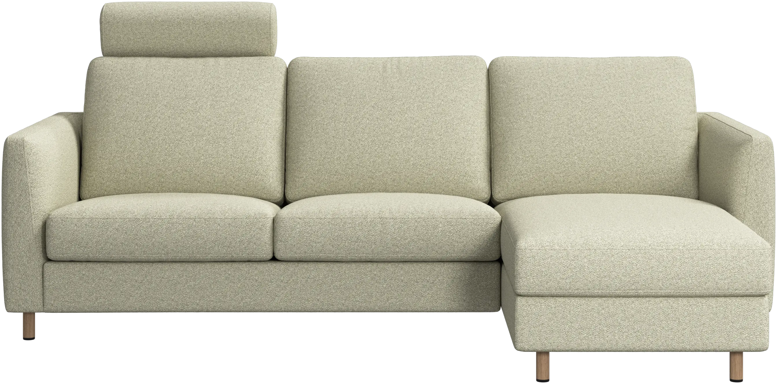 Sofá Indivi con módulo chaise-longue a la derecha