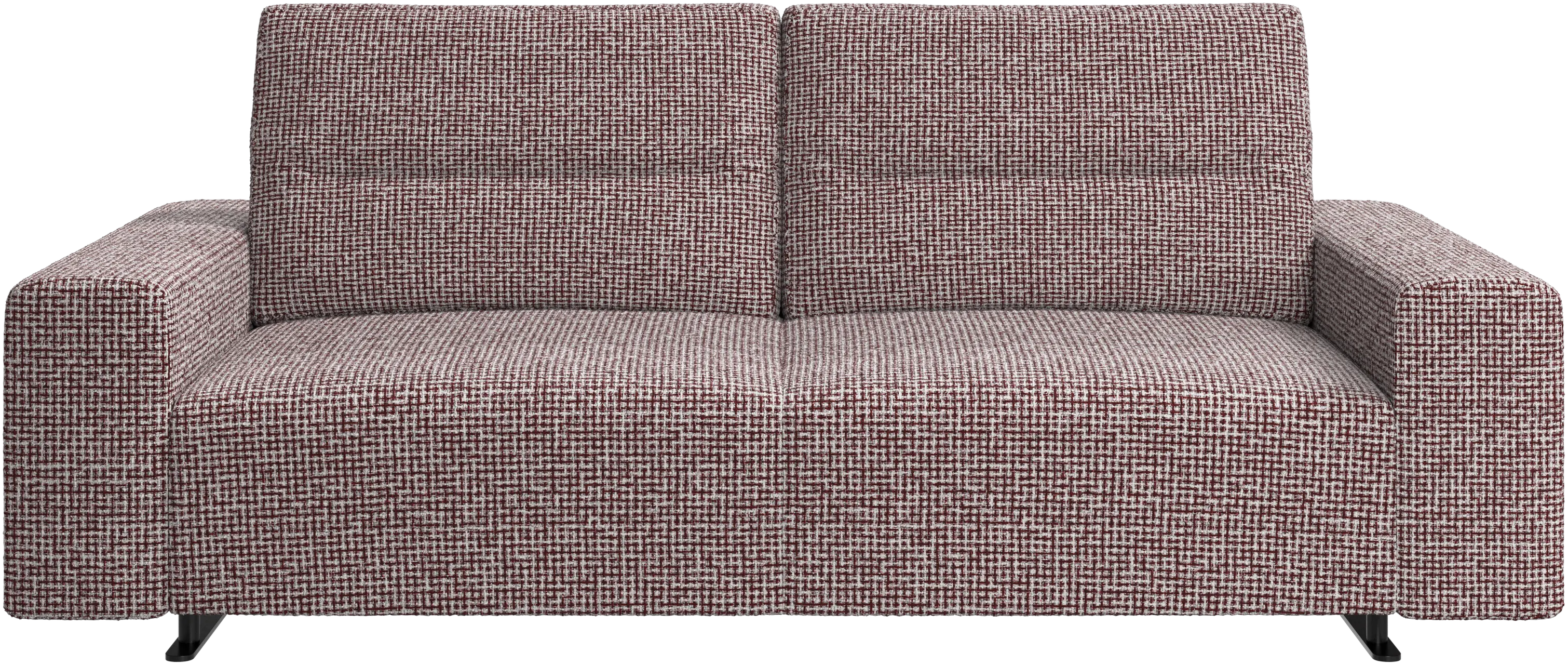 Hampton sofa with adjustable back and storage on the right side