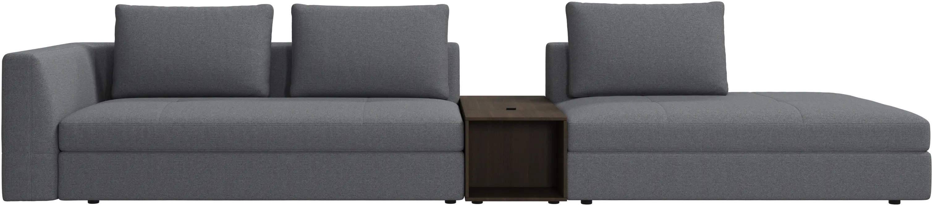 Bergamo 3 seater lounge sofa with storage