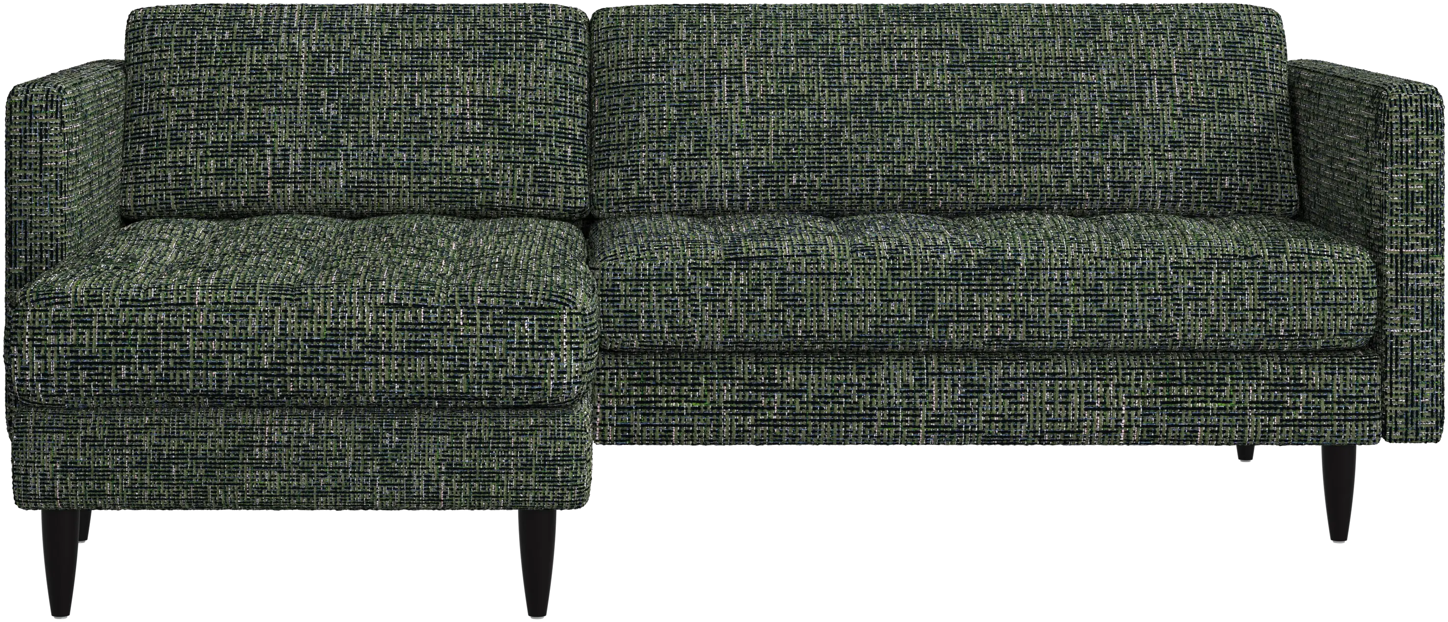 Osaka sofa with resting unit, tufted seat