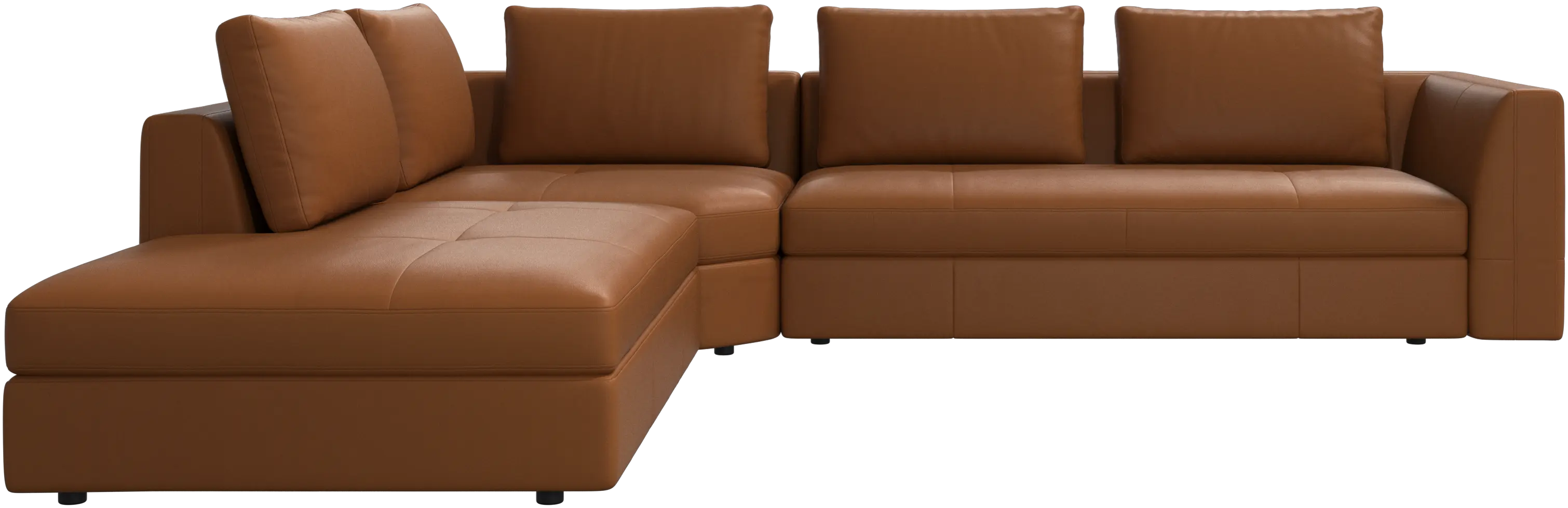 Bergamo corner sofa with lounging unit