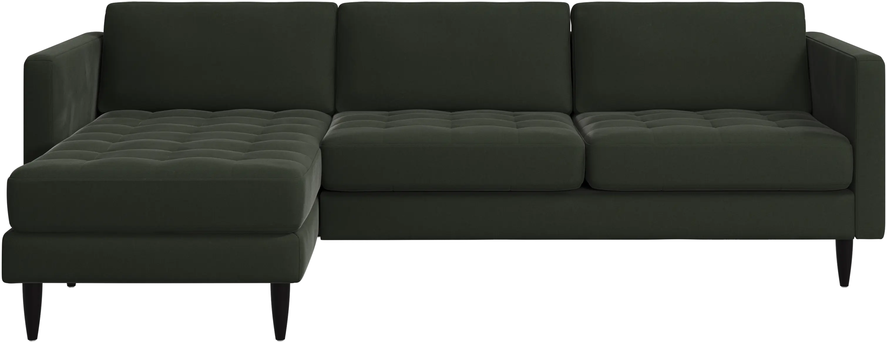 Osaka sofa with resting unit, tufted seat