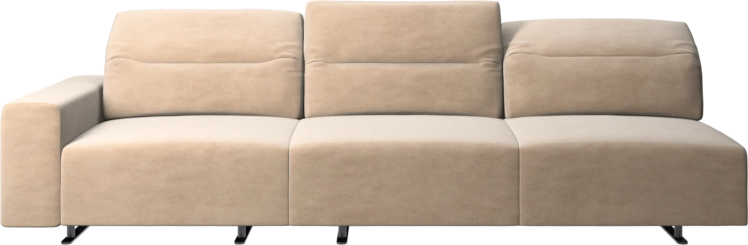 Hampton sofa with adjustable back