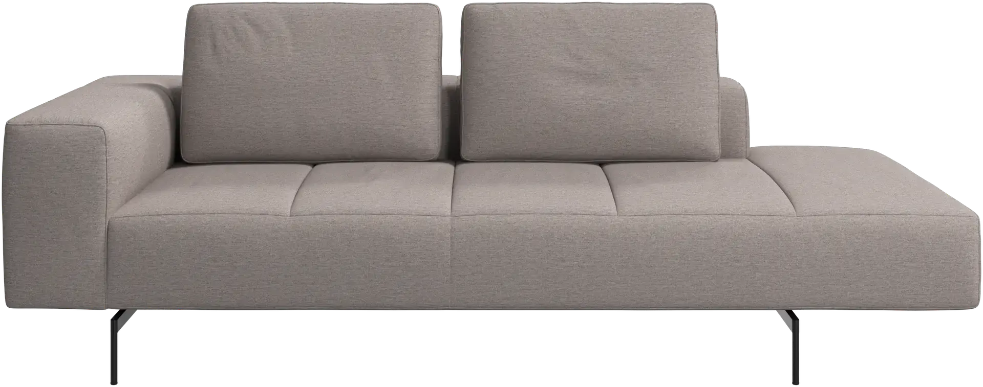 Amsterdam ソファ用レスティングモジュール、アームレスト レフト、オープンエンド ライト