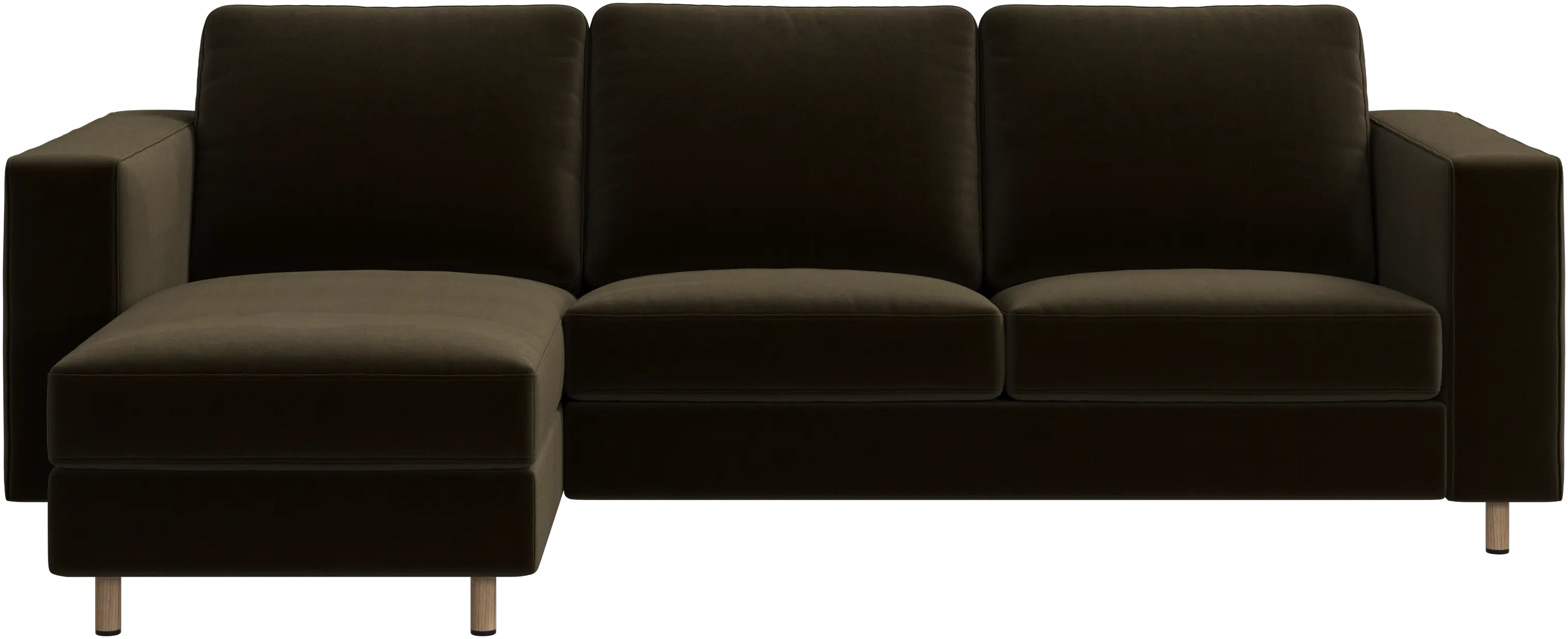 Sofá Indivi con módulo chaise-longue a la izquierda