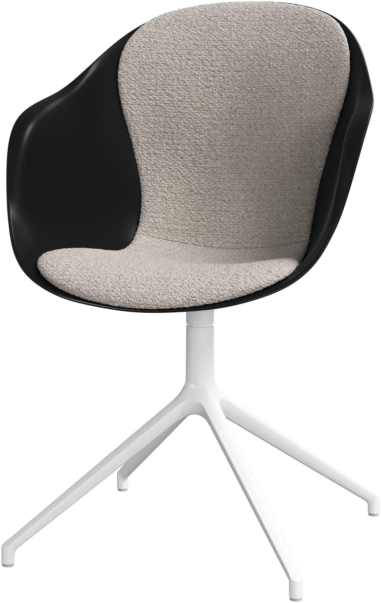 Chaise de salle à manger Adelaide avec fonction pivotante.