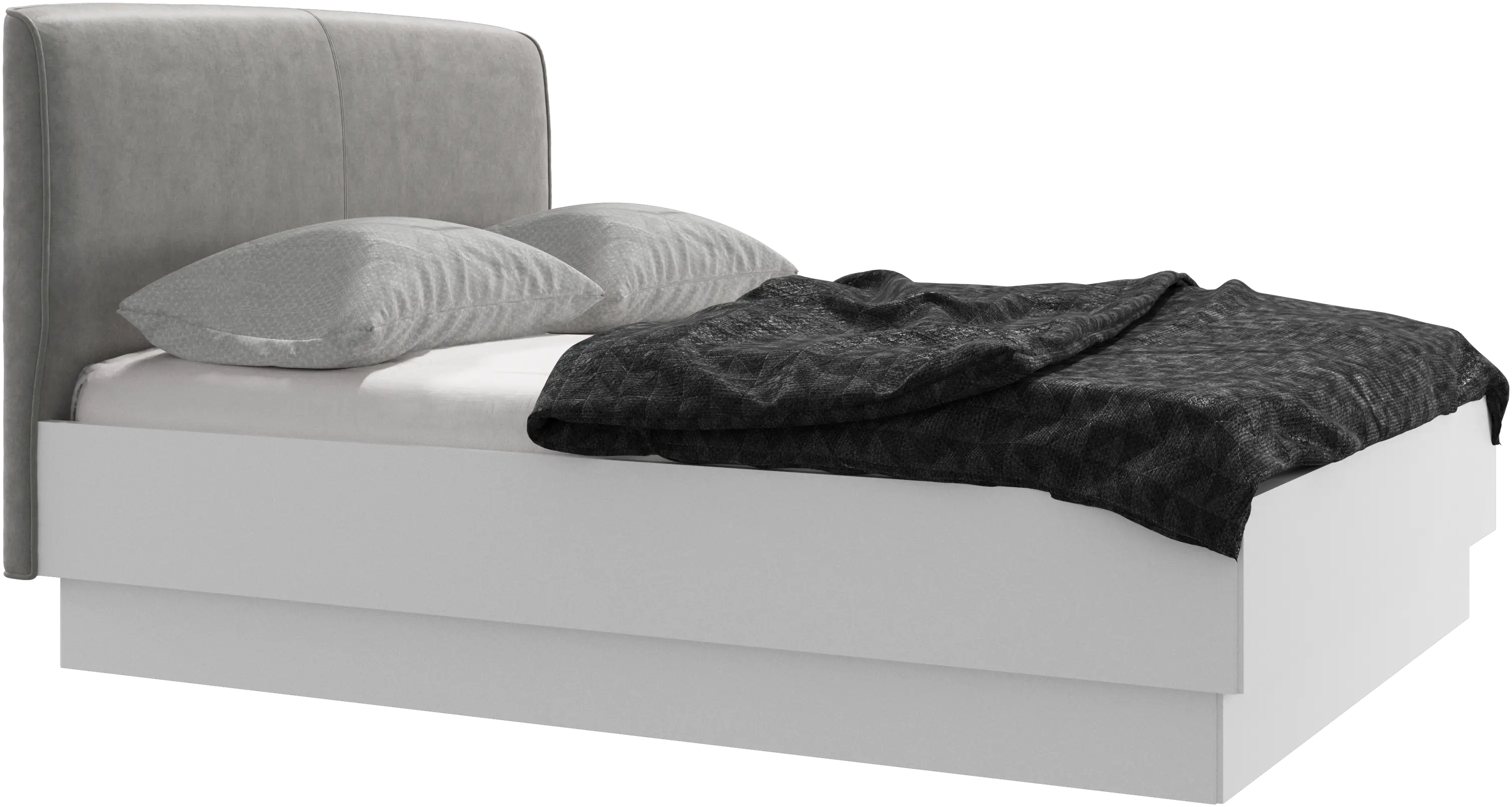 Houston, upholstered bed with storage