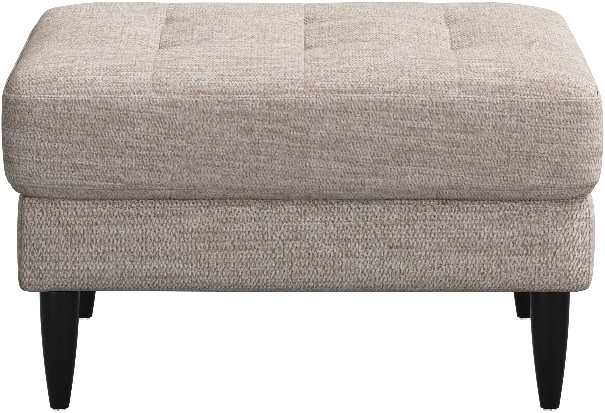 Osaka footstool, tufted seat