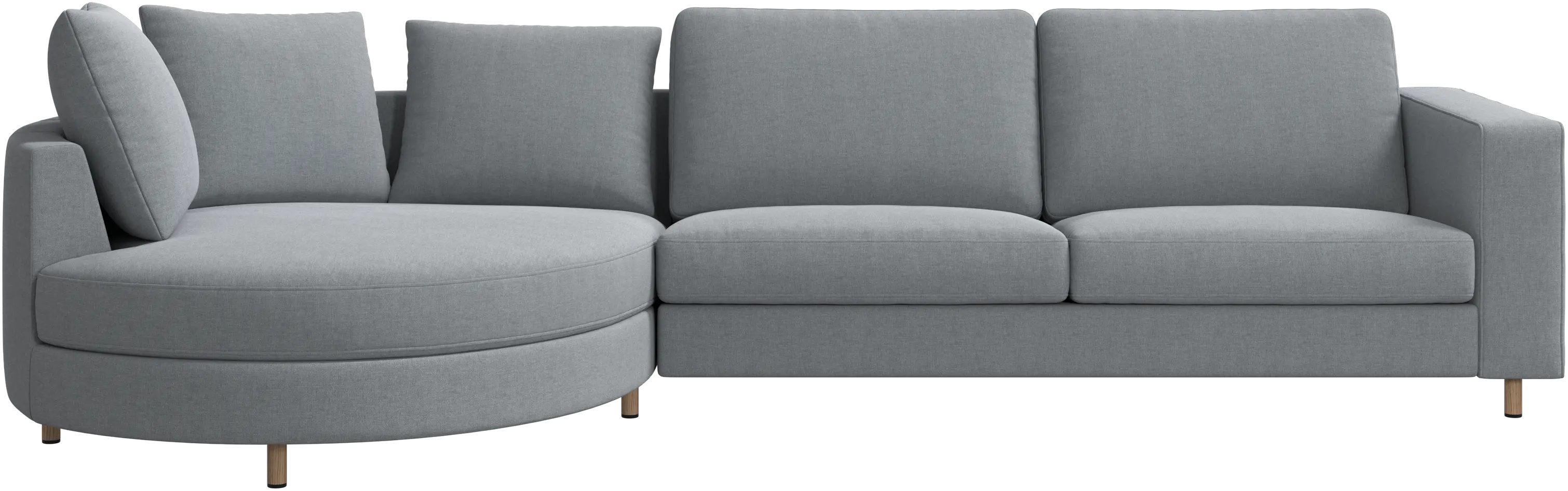 Indivi sofa with chaise longue left