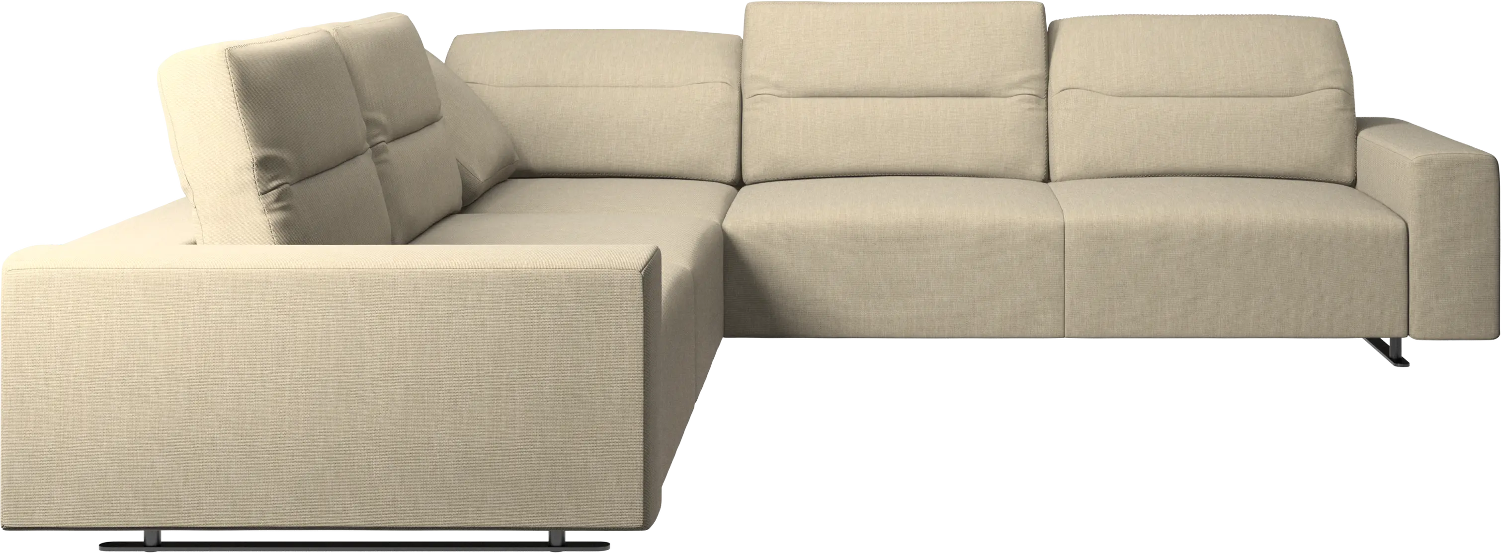 Hampton corner sofa with adjustable back