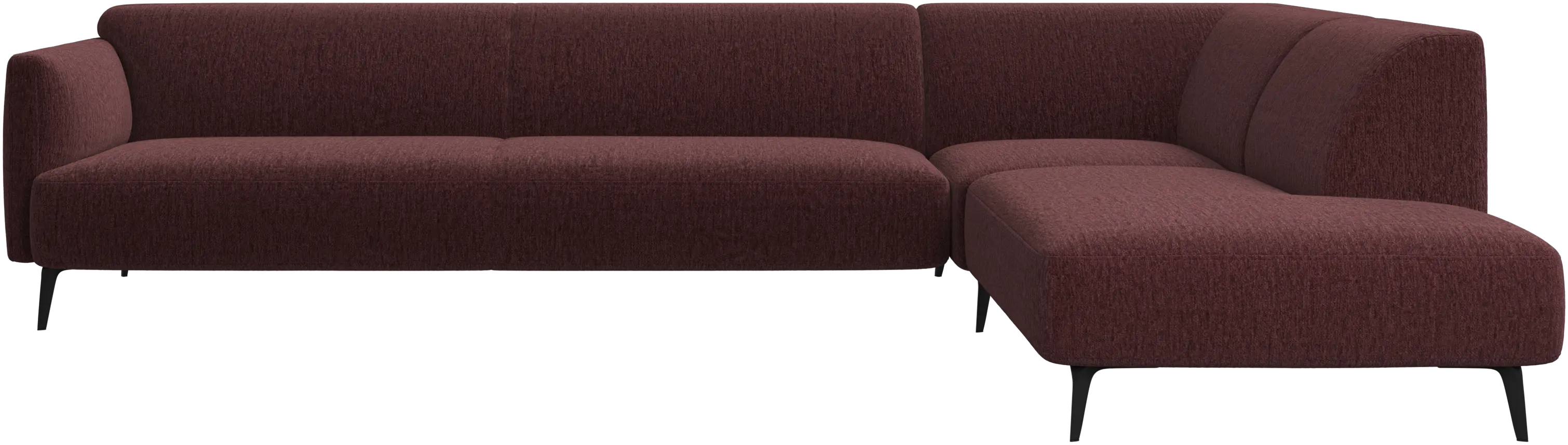 Modena corner sofa with lounging unit