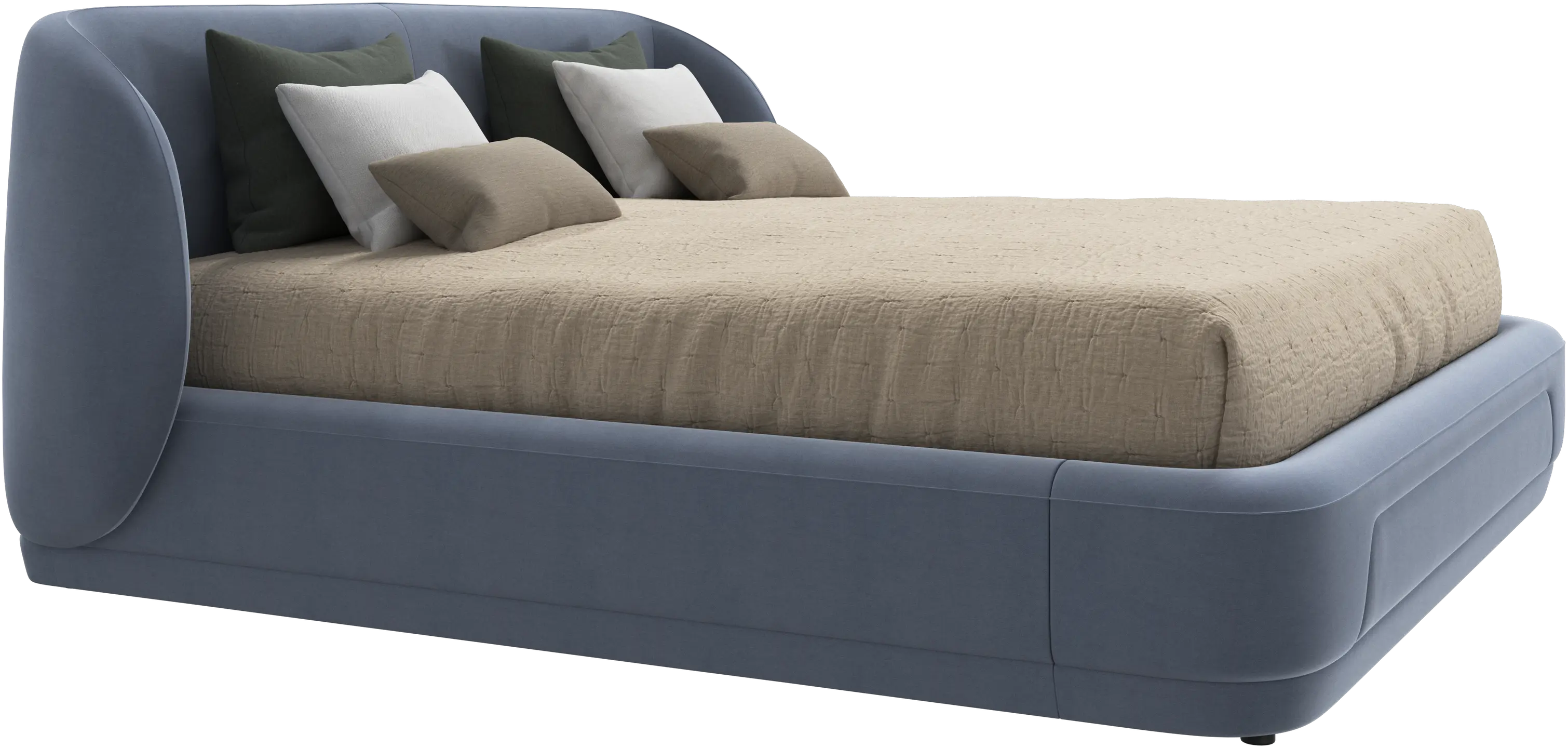 Bolzano ágy lécekkel - Sz180xH200 cm