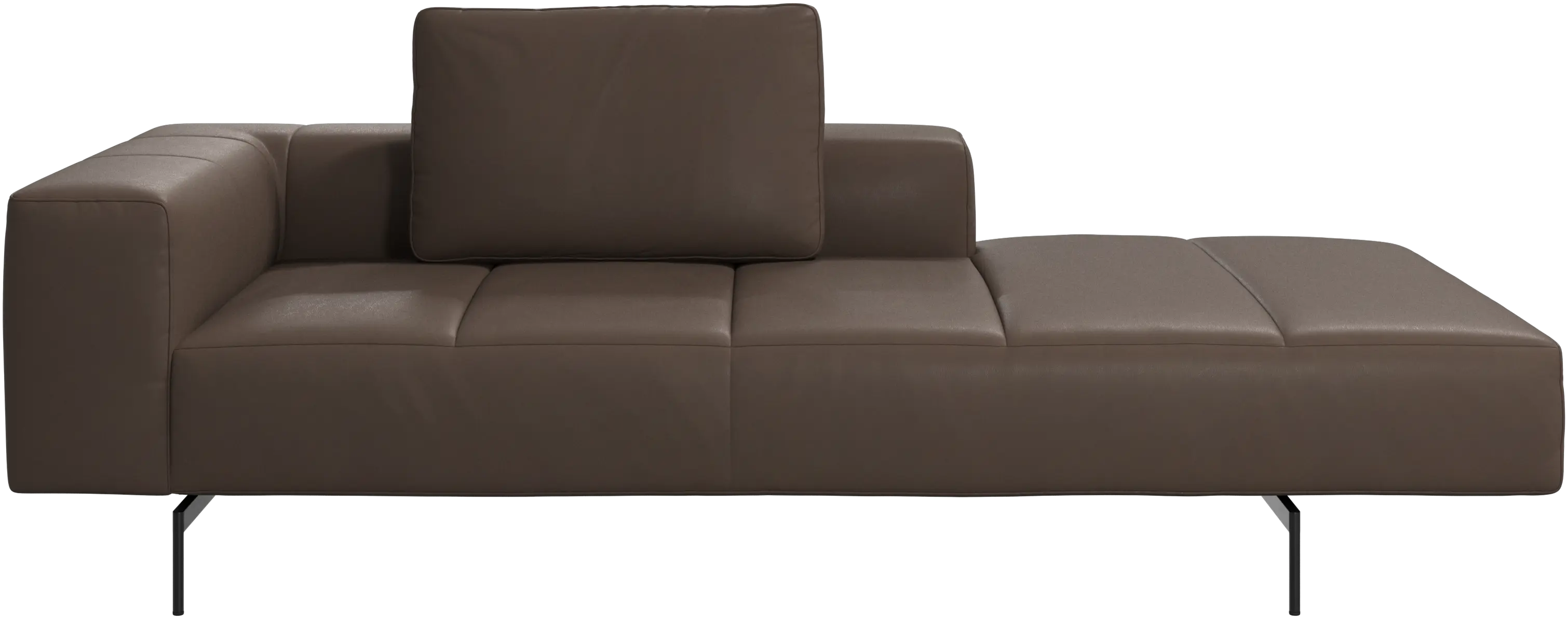 Amsterdam Iounging module for sofa, armrest left, open end right