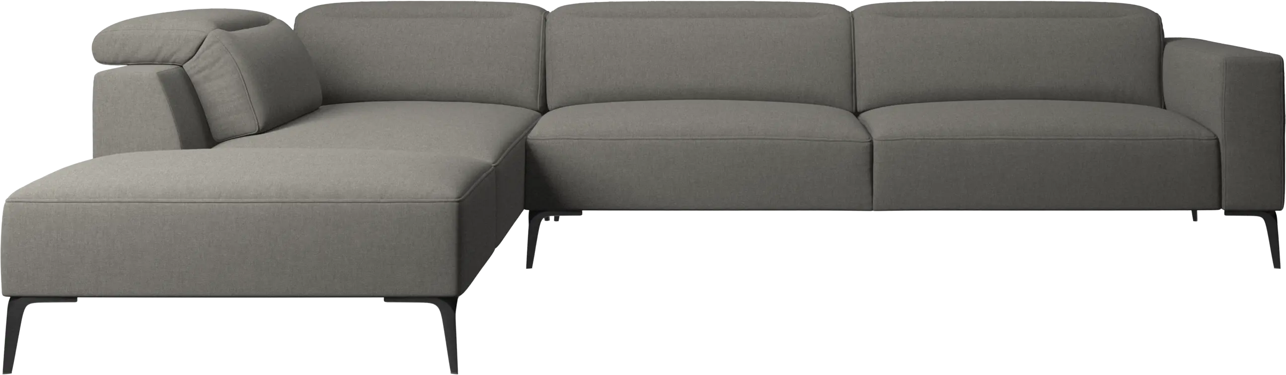 Zürich corner sofa with lounging unit