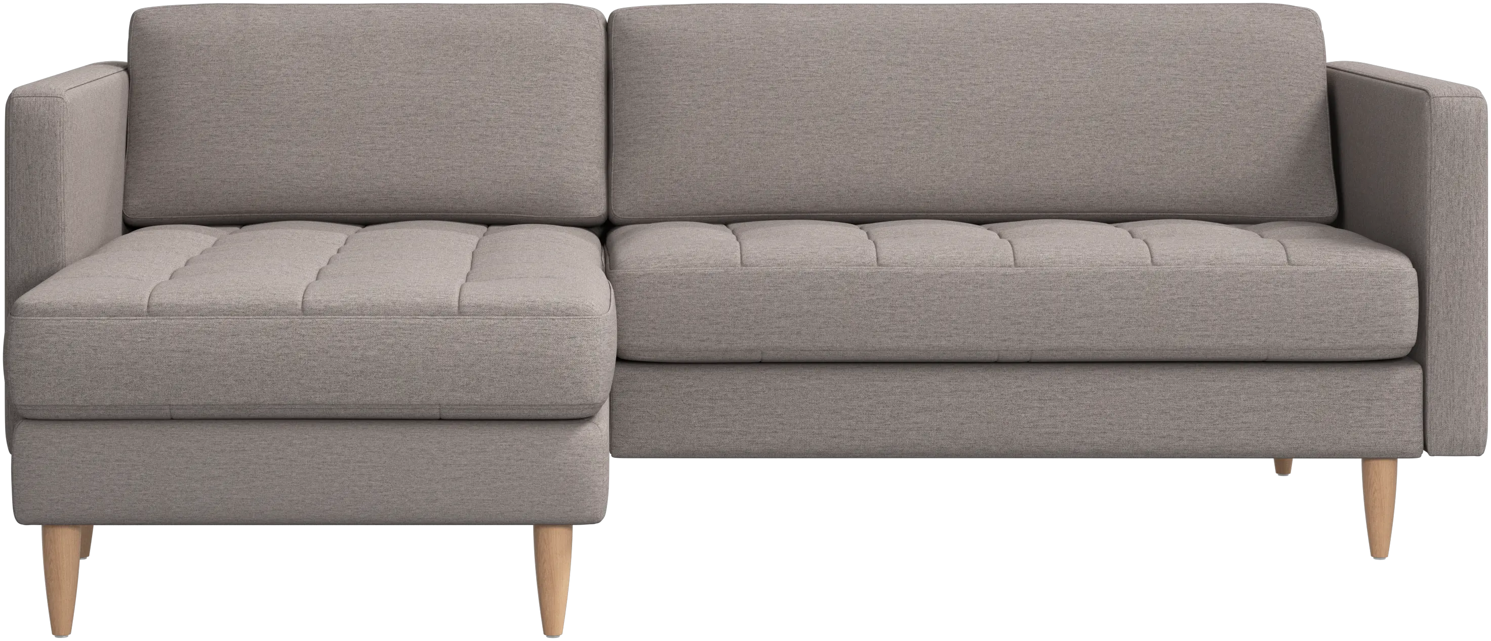 Osaka sofa with resting unit, tufted seat