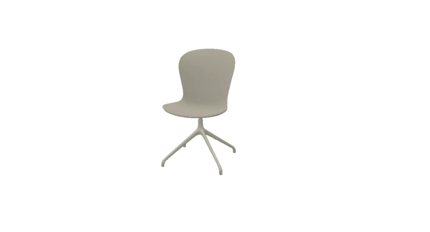 Chaise Adelaide grise pivotante  -30% ( stock dispo : 2 )