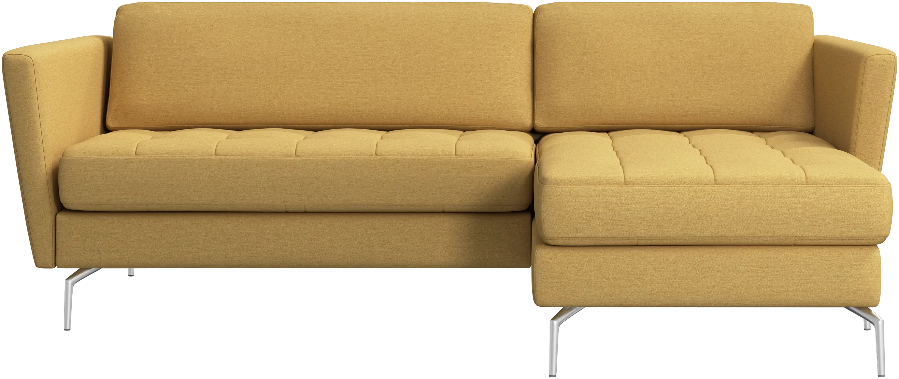 Osaka sofa with resting unit, tufted seat