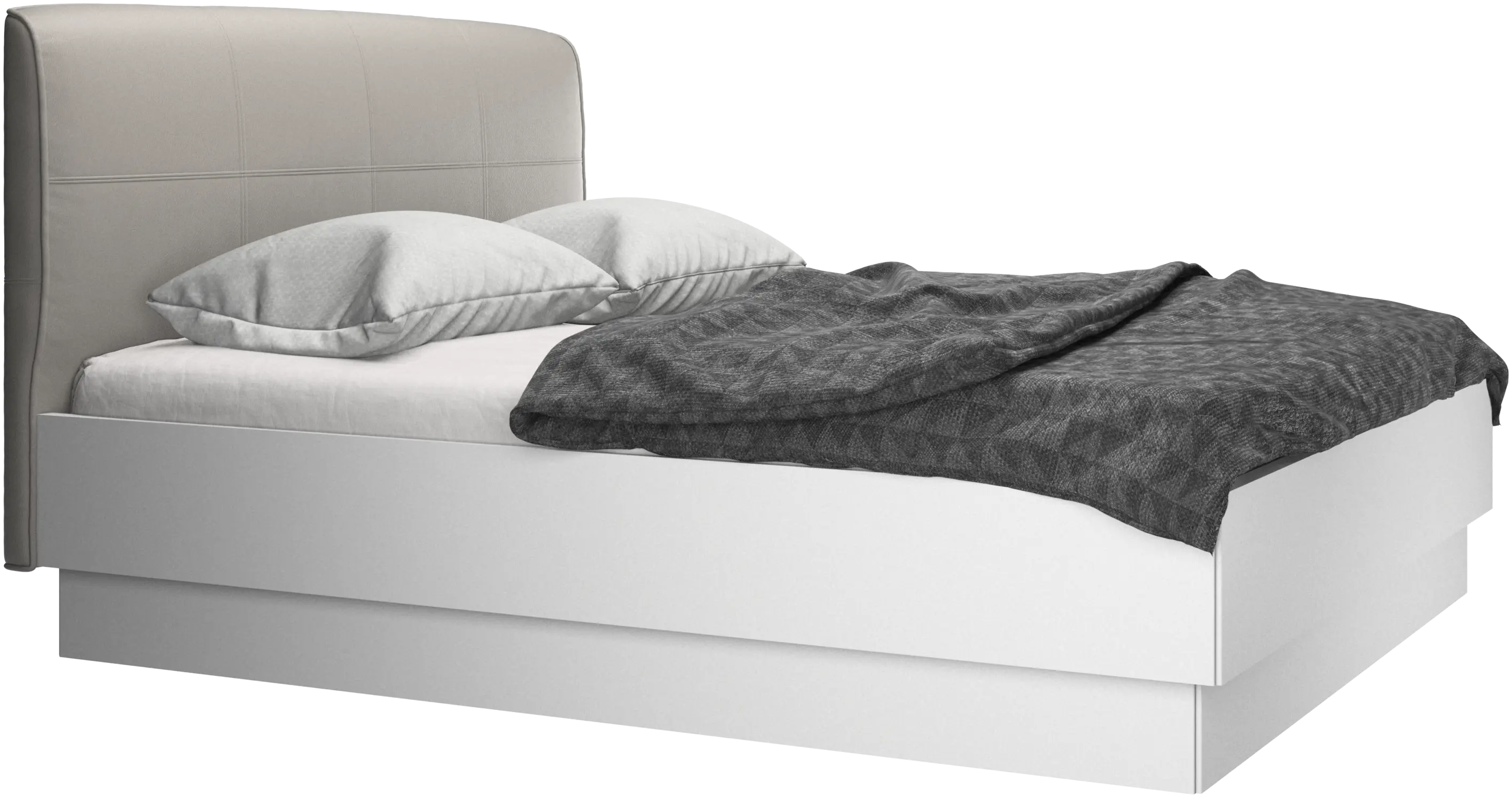 Houston, cama tapizada con almacenamiento