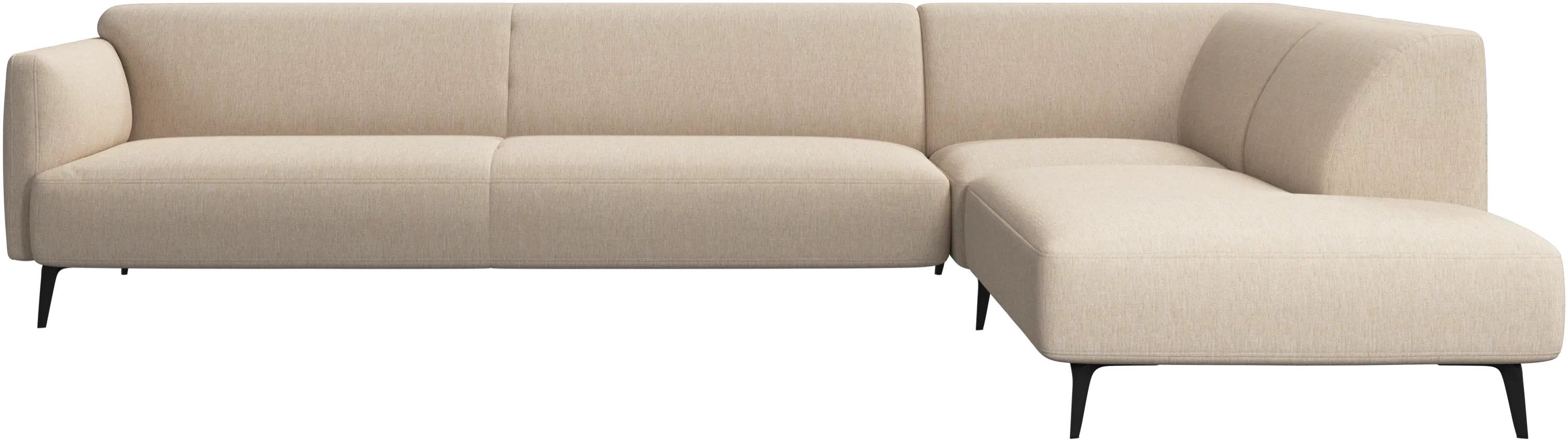 Modena corner sofa with lounging unit