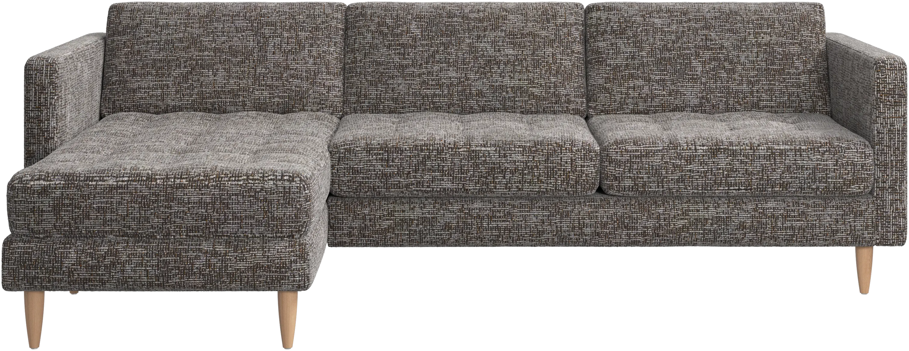 Osaka sofa with resting unit, tufted seat