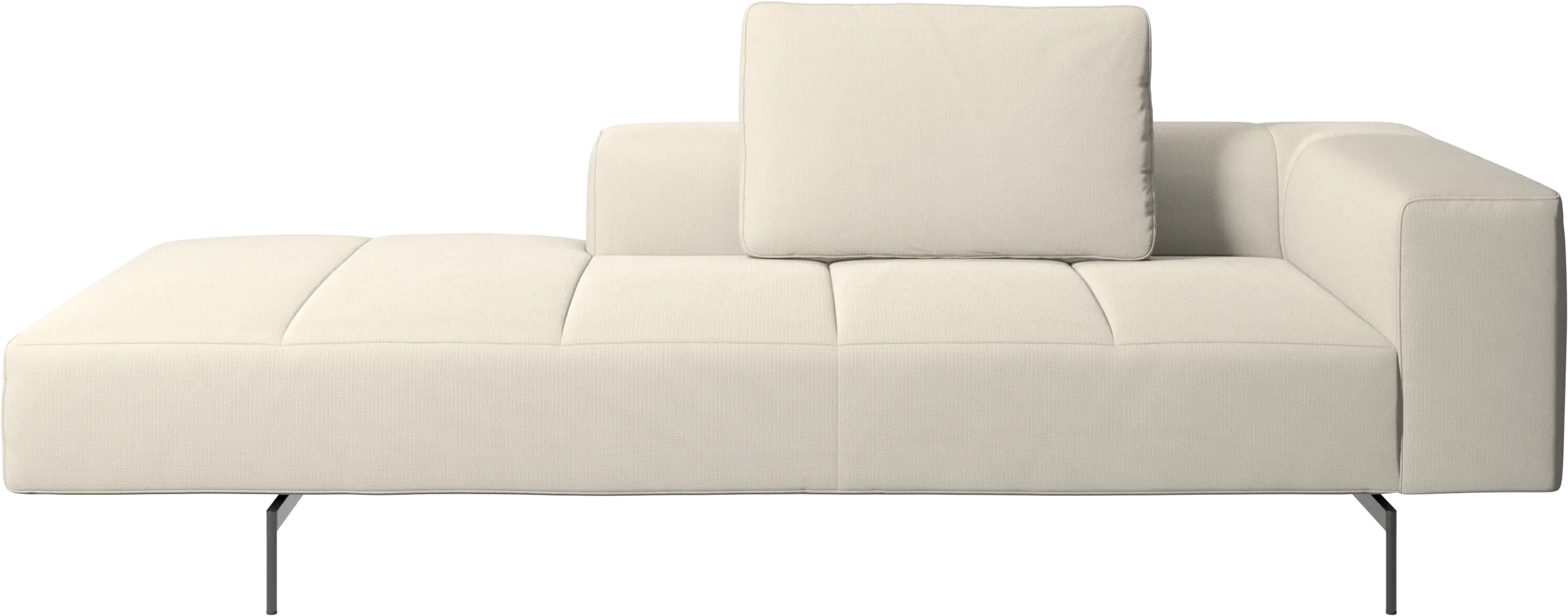 Amsterdam Iounging module for sofa, armrest right, open end left