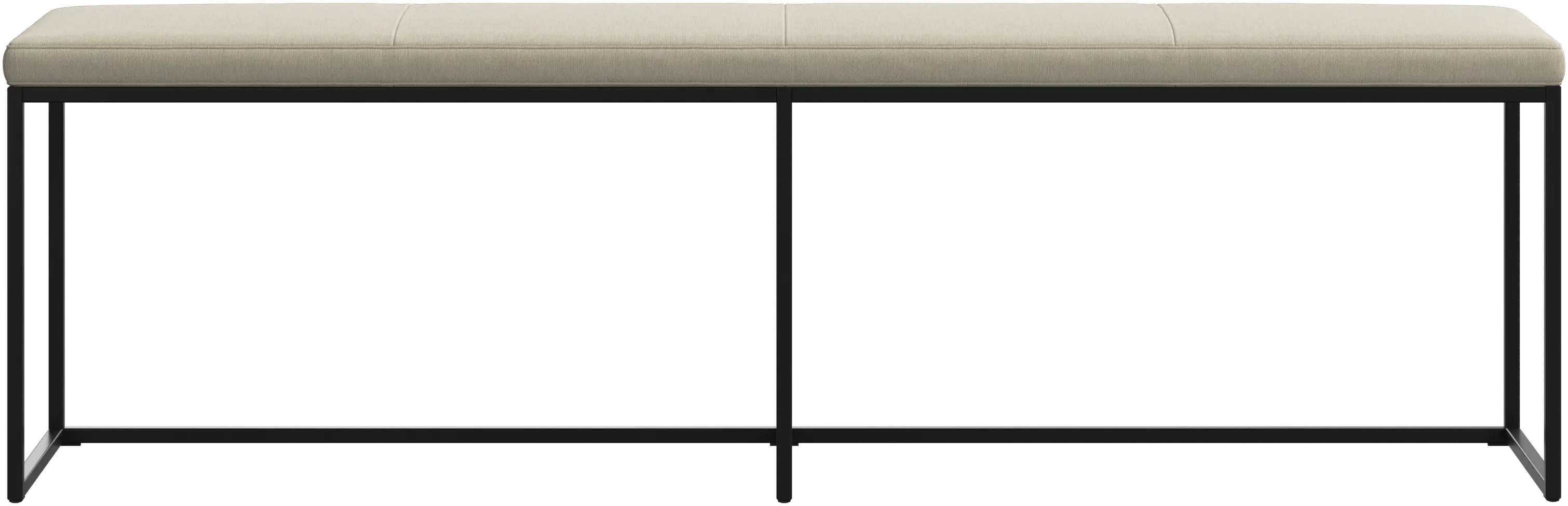 London large bench with cushion