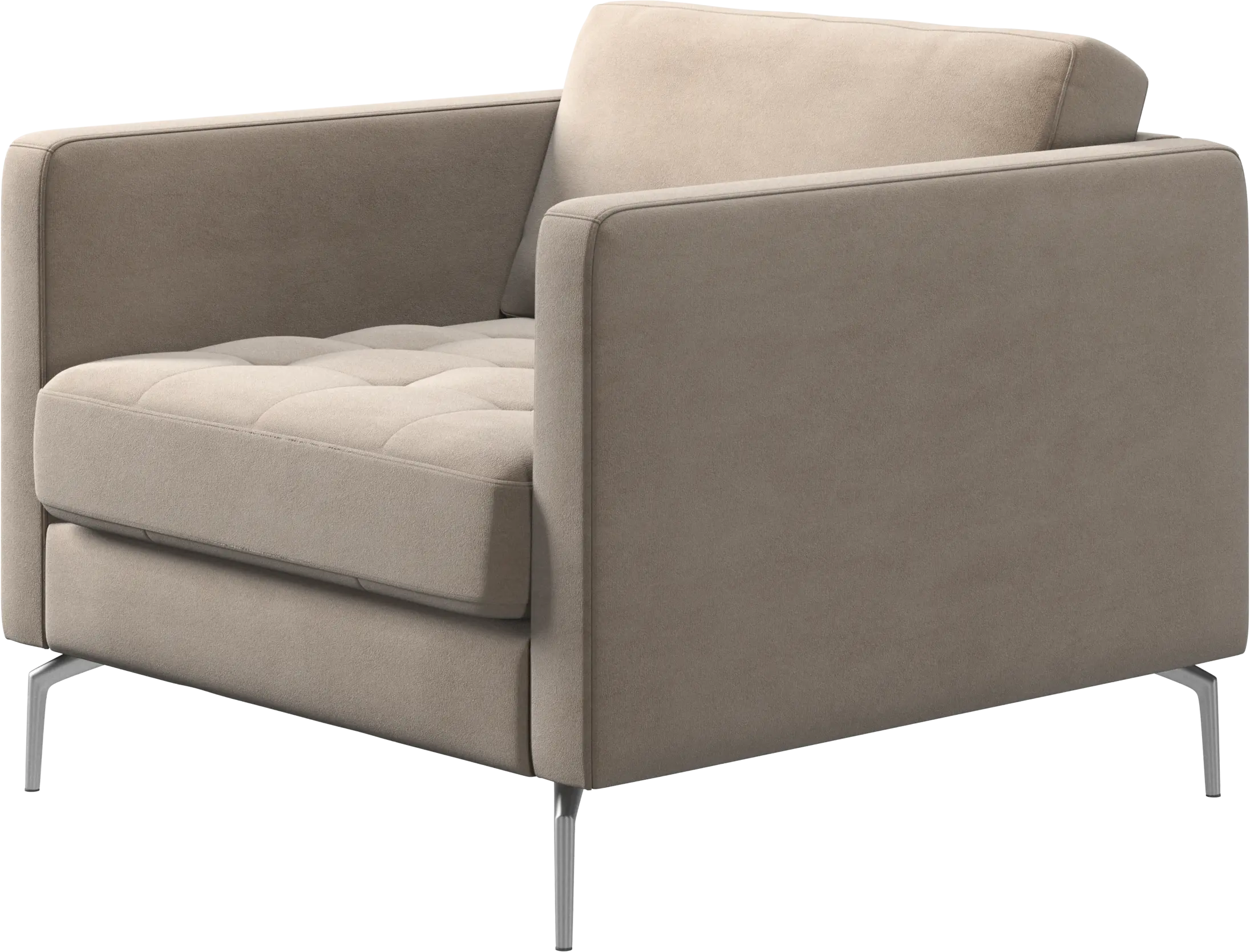 Osaka chair, tufted seat