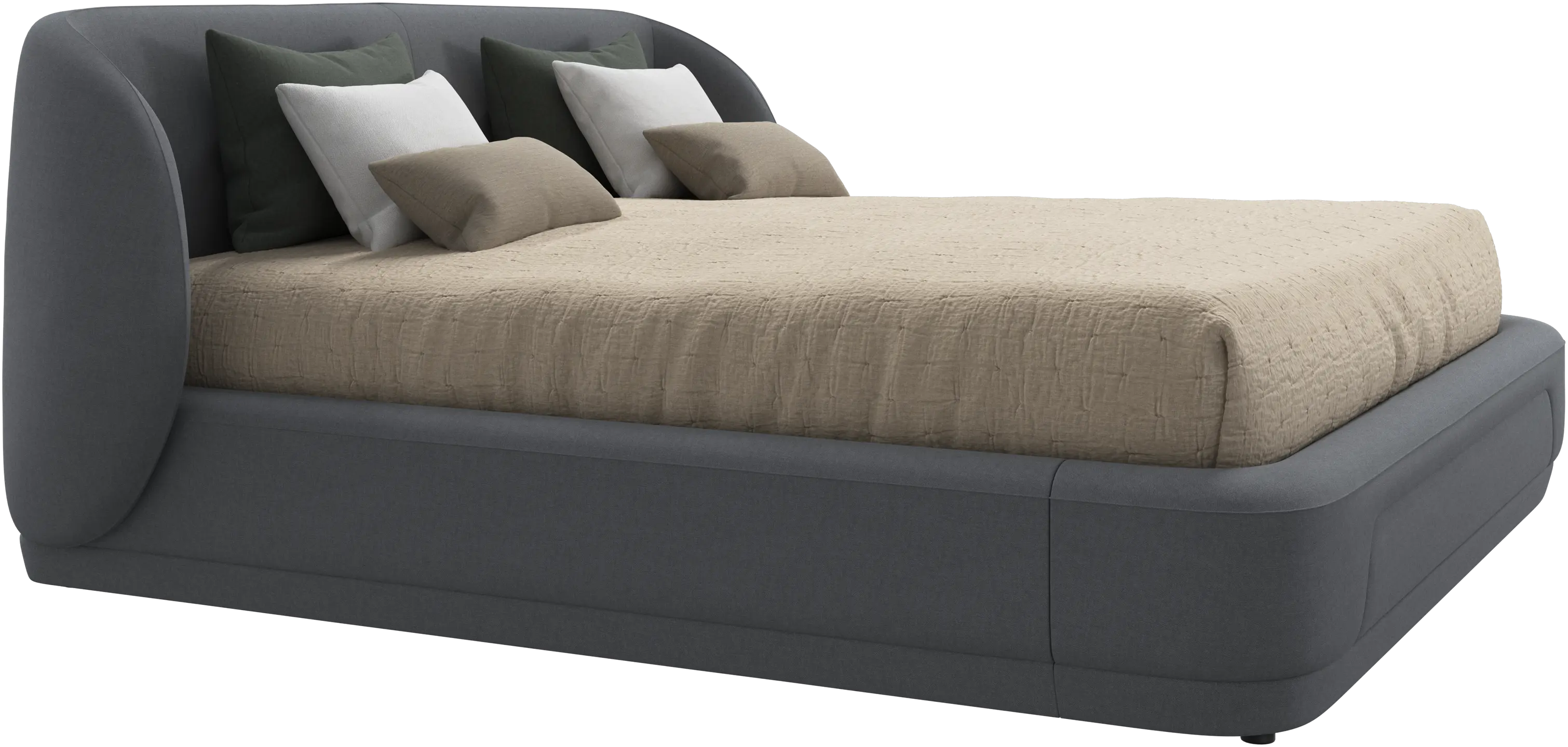 Bolzano bed with slats  - W180xL200cm